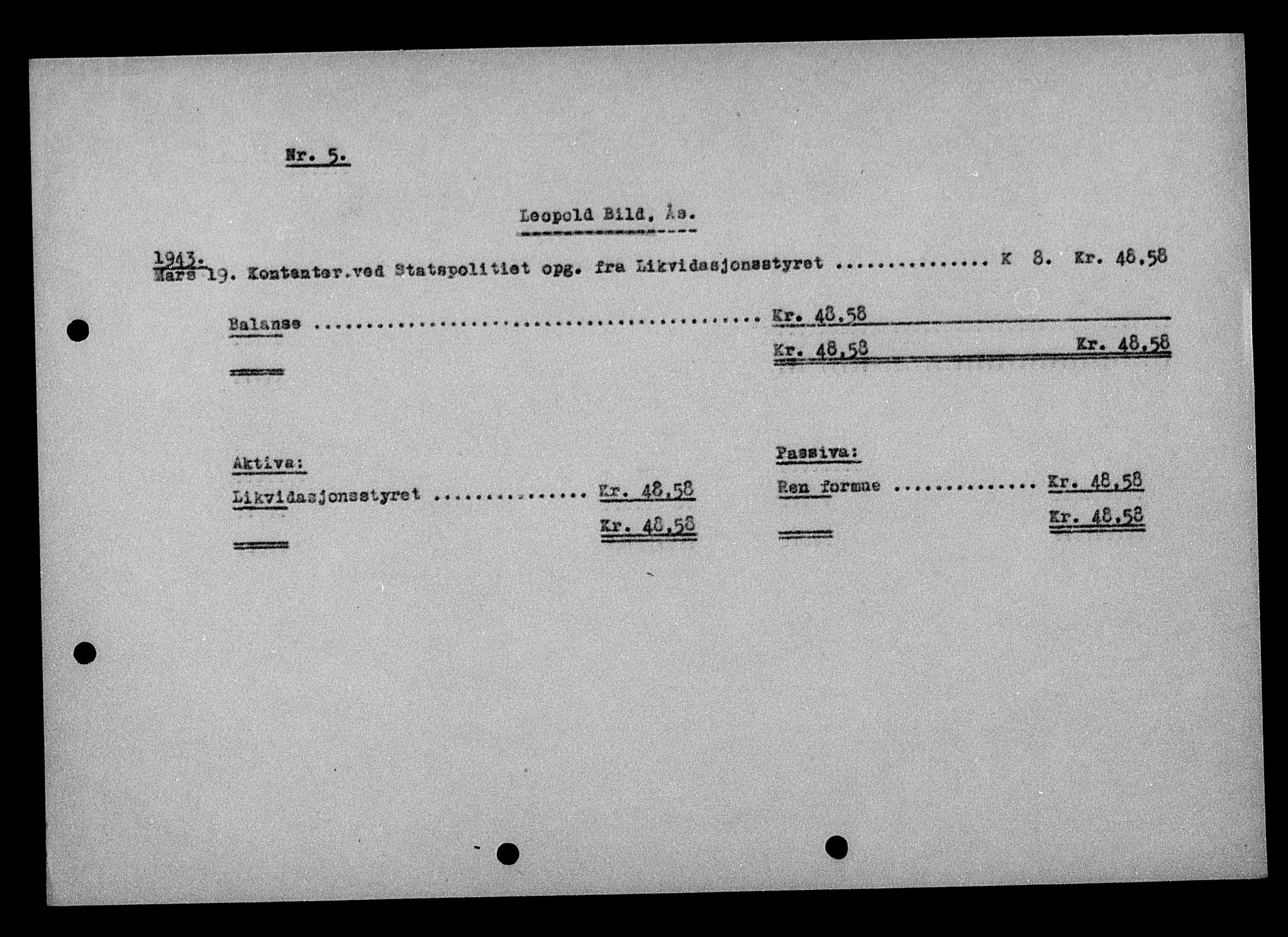 Justisdepartementet, Tilbakeføringskontoret for inndratte formuer, AV/RA-S-1564/H/Hc/Hcc/L0924: --, 1945-1947, p. 386