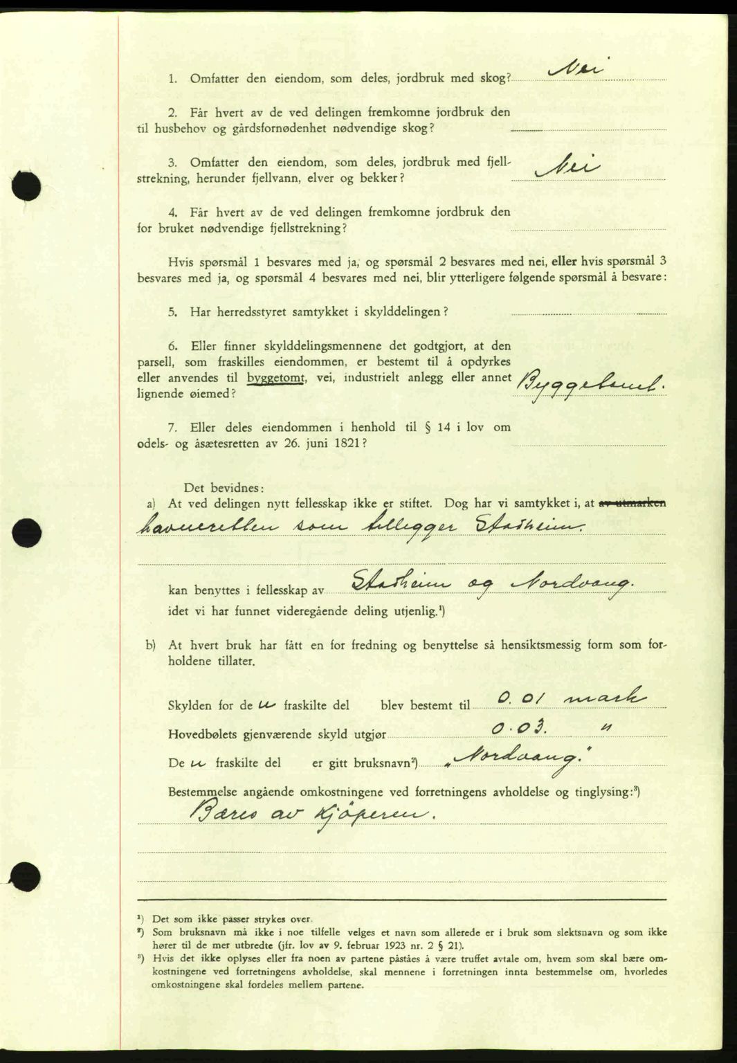 Nordmøre sorenskriveri, AV/SAT-A-4132/1/2/2Ca: Mortgage book no. A95, 1943-1943, Diary no: : 1725/1943