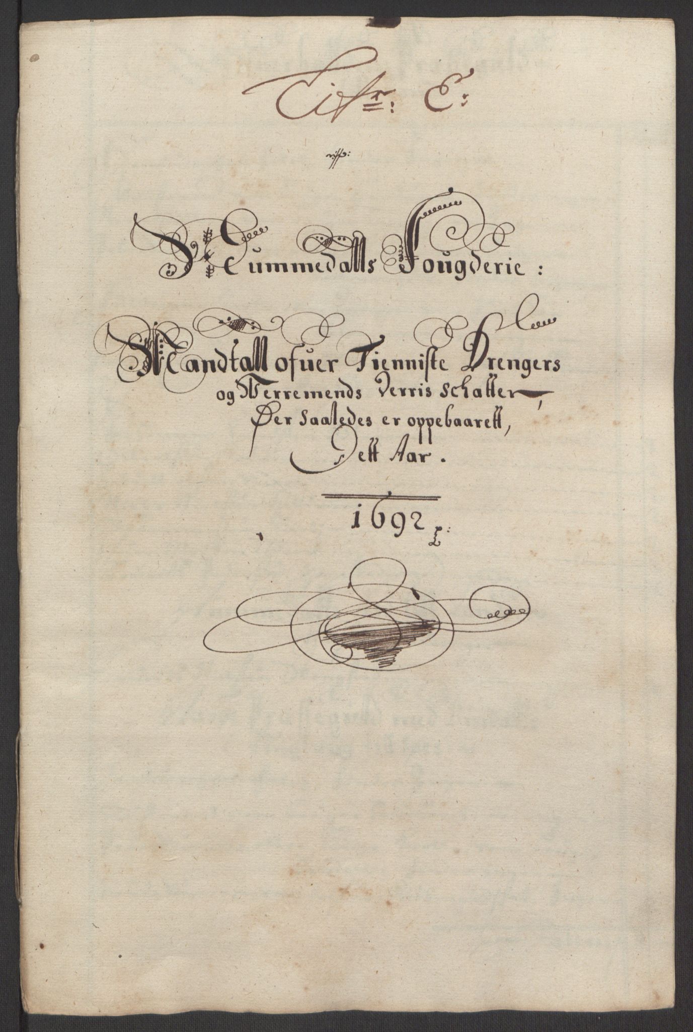 Rentekammeret inntil 1814, Reviderte regnskaper, Fogderegnskap, RA/EA-4092/R64/L4424: Fogderegnskap Namdal, 1692-1695, p. 26