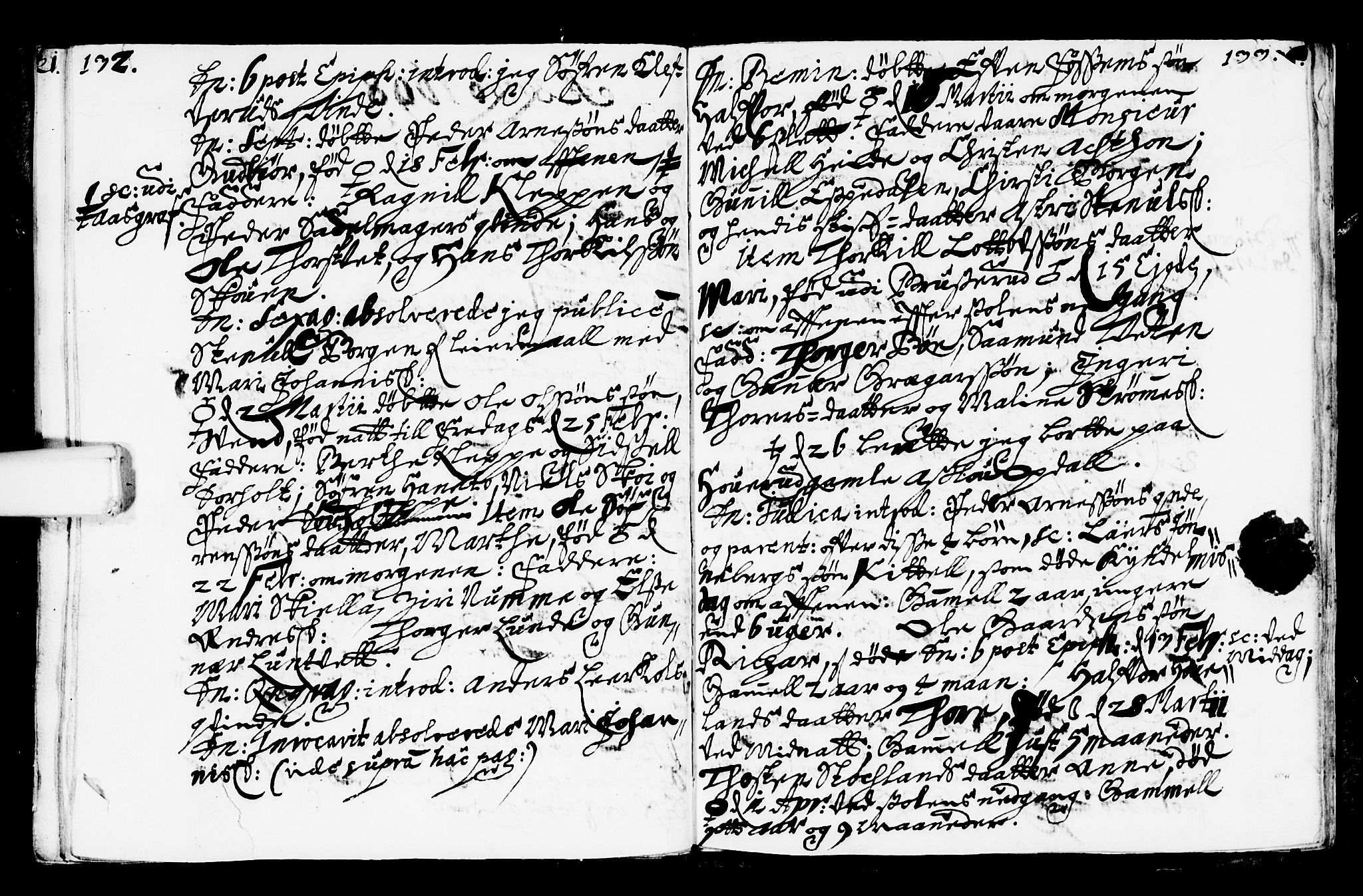 Bø kirkebøker, AV/SAKO-A-257/F/Fa/L0001: Parish register (official) no. 1, 1689-1699, p. 132-133