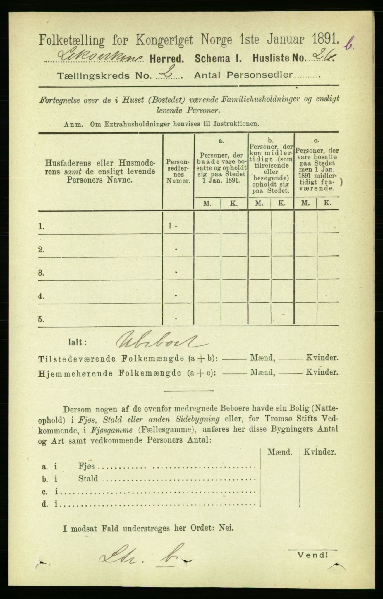 RA, 1891 census for 1718 Leksvik, 1891, p. 623