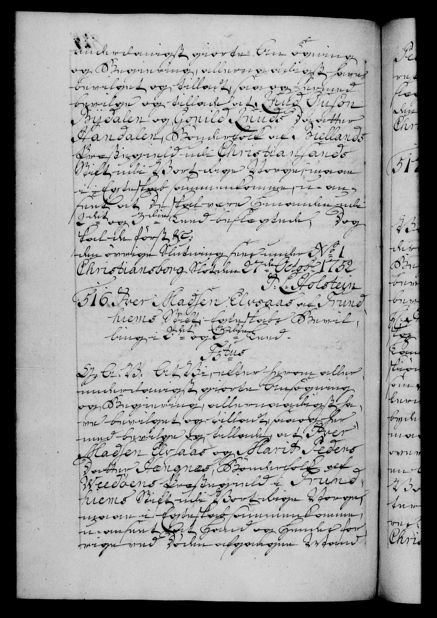 Danske Kanselli 1572-1799, RA/EA-3023/F/Fc/Fca/Fcaa/L0037: Norske registre, 1751-1752, p. 823b