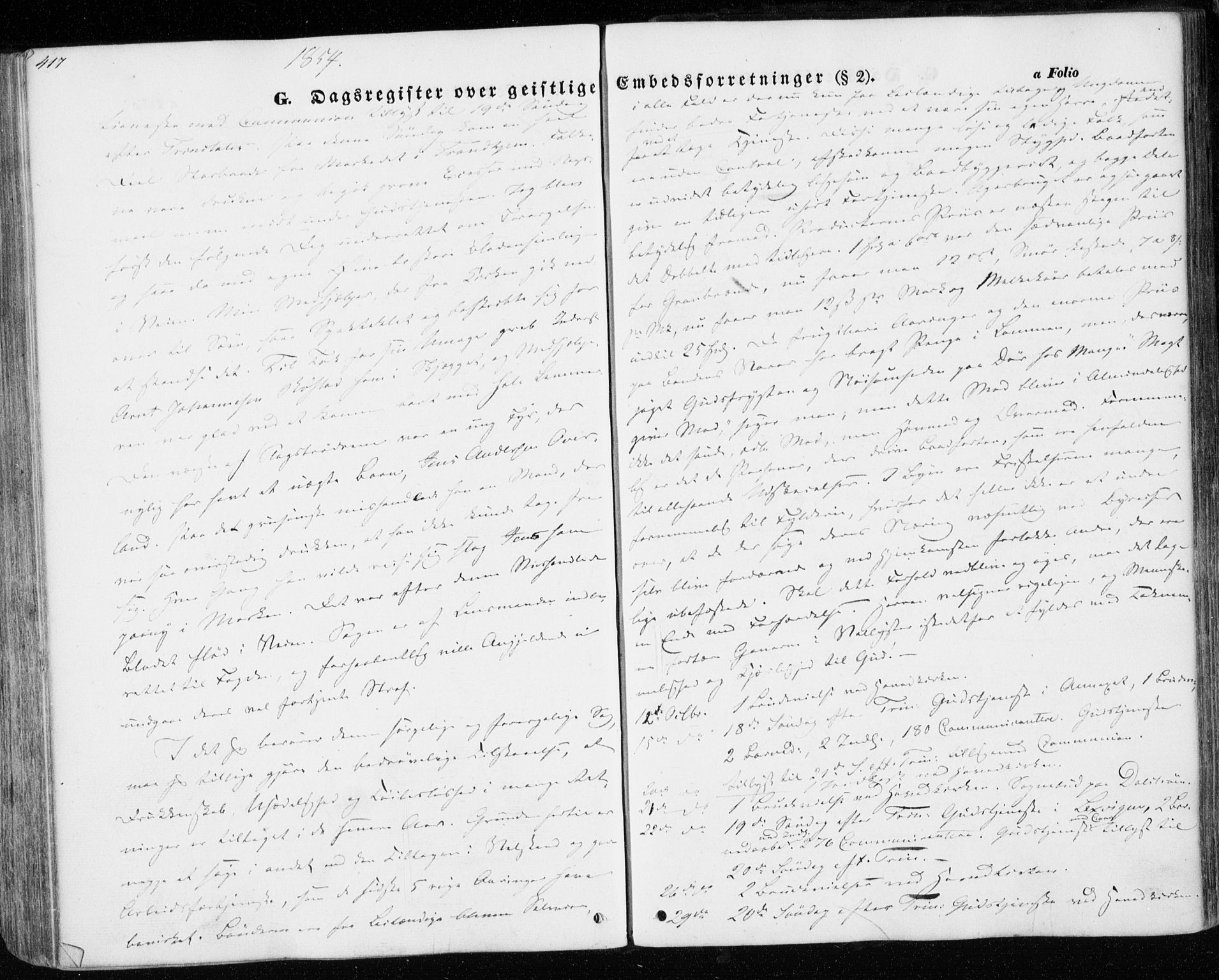 Ministerialprotokoller, klokkerbøker og fødselsregistre - Nord-Trøndelag, SAT/A-1458/701/L0008: Parish register (official) no. 701A08 /1, 1854-1863, p. 417