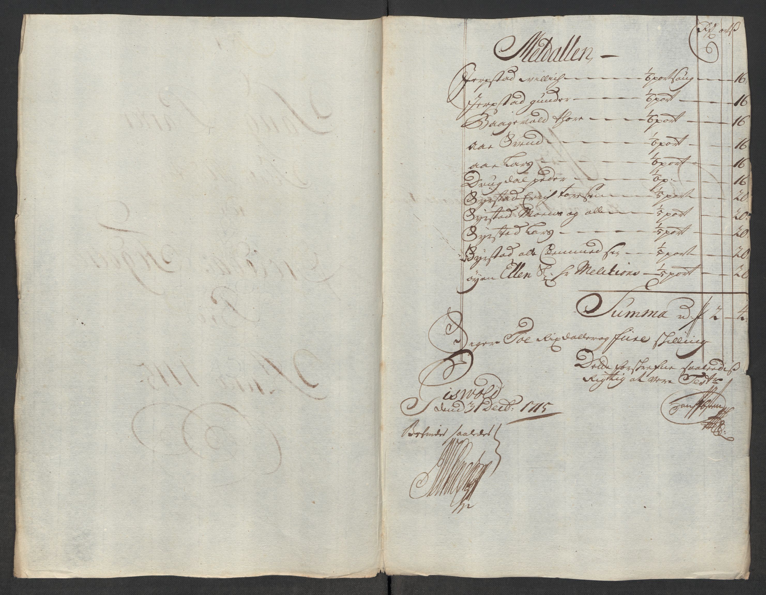 Rentekammeret inntil 1814, Reviderte regnskaper, Fogderegnskap, RA/EA-4092/R60/L3966: Fogderegnskap Orkdal og Gauldal, 1715, p. 129