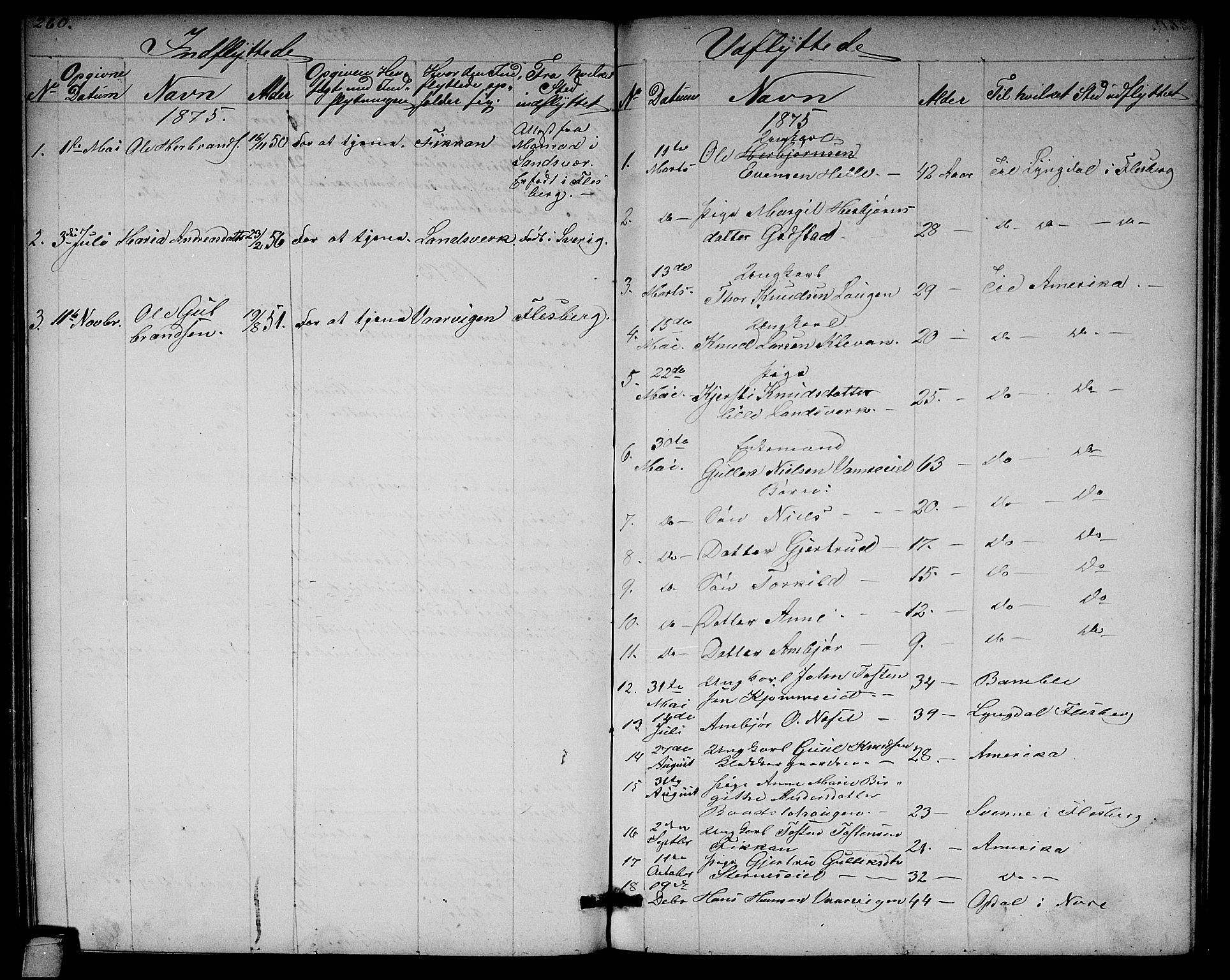 Rollag kirkebøker, SAKO/A-240/G/Ga/L0003: Parish register (copy) no. I 3, 1856-1887, p. 260