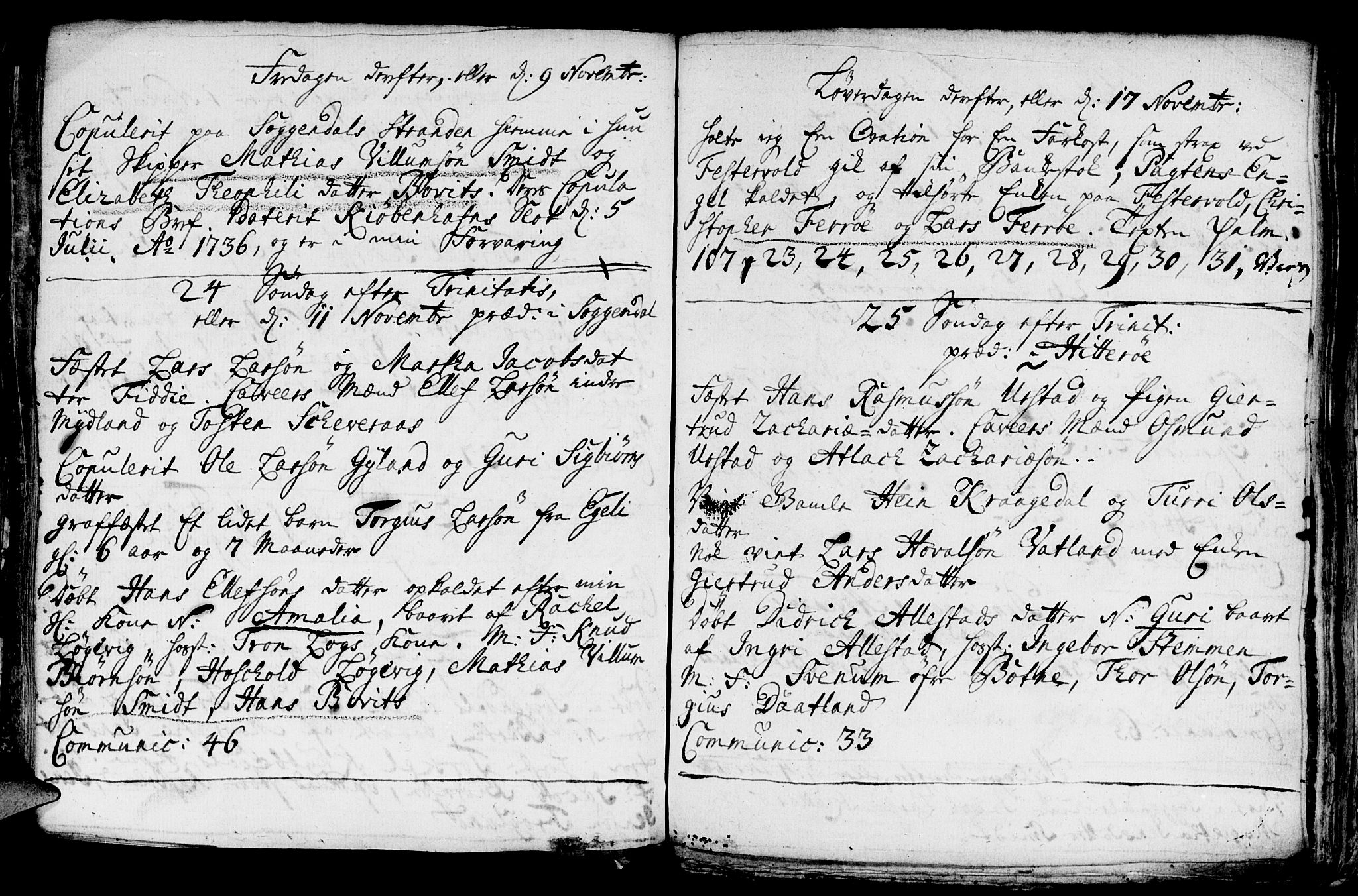 Sokndal sokneprestkontor, AV/SAST-A-101808: Parish register (official) no. A 1, 1729-1740