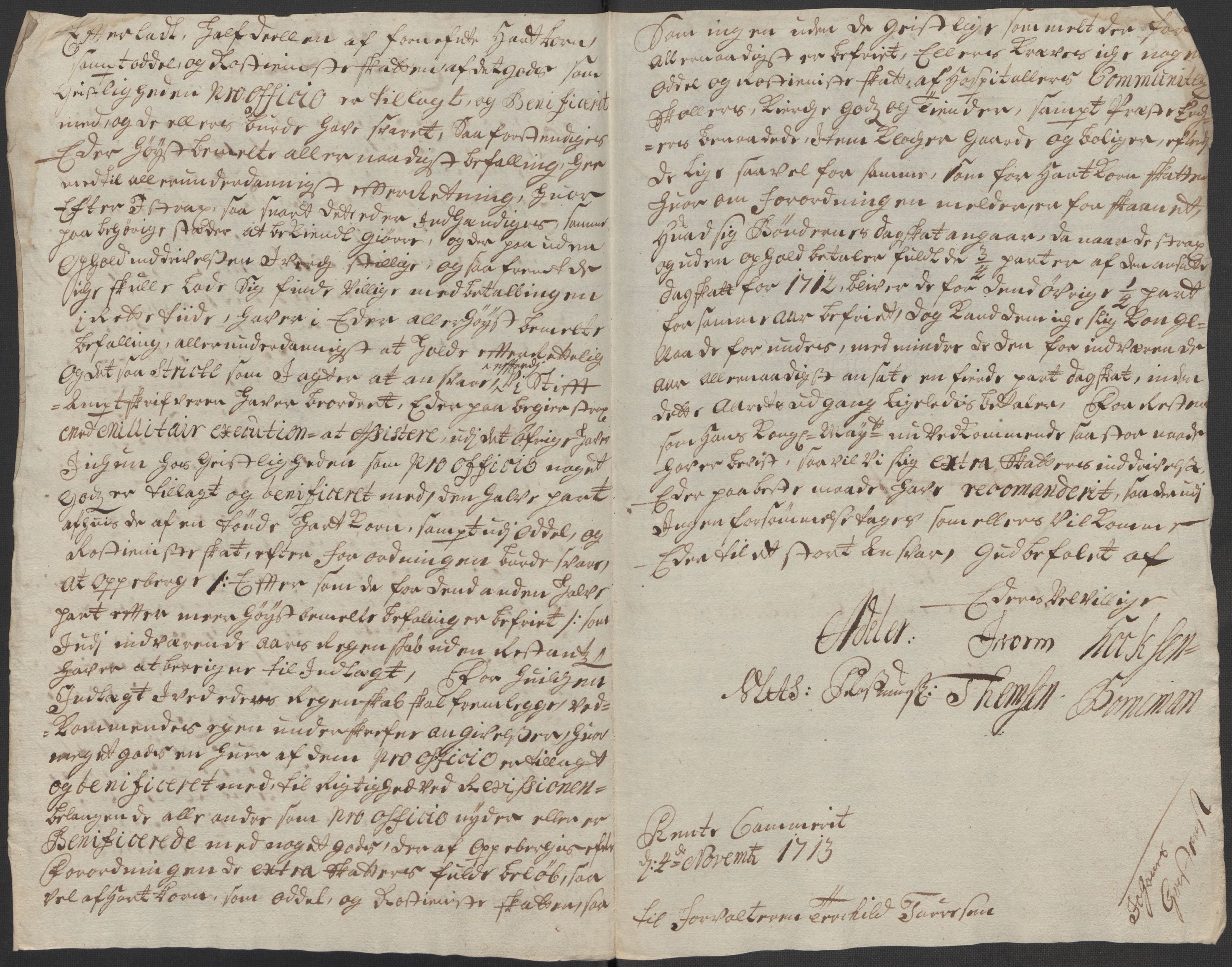 Rentekammeret inntil 1814, Reviderte regnskaper, Fogderegnskap, AV/RA-EA-4092/R33/L1985: Fogderegnskap Larvik grevskap, 1713, p. 202