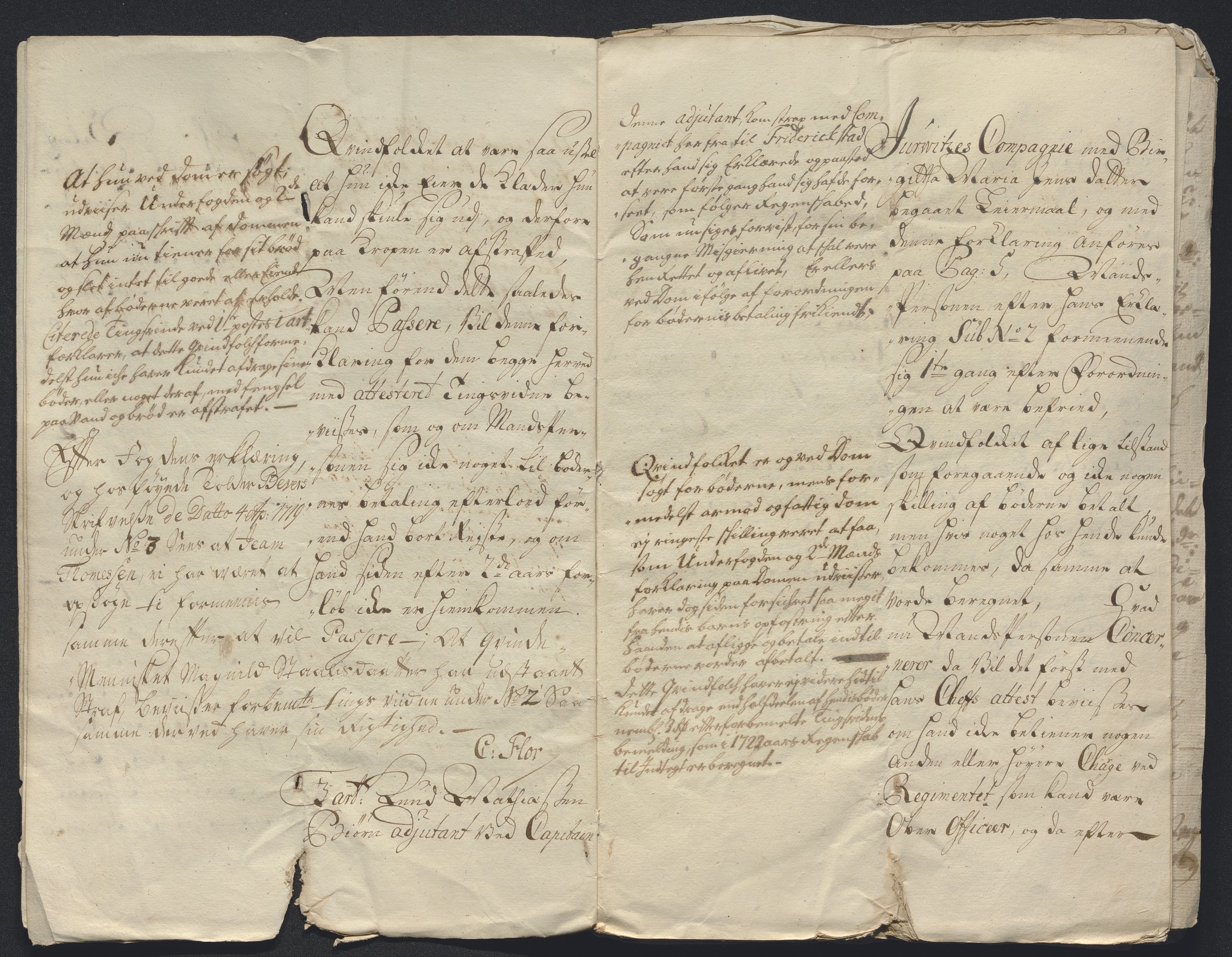 Rentekammeret inntil 1814, Reviderte regnskaper, Byregnskaper, AV/RA-EA-4066/R/Rm/L0286: [M19] Sikt og sakefall, 1719-1727, p. 99