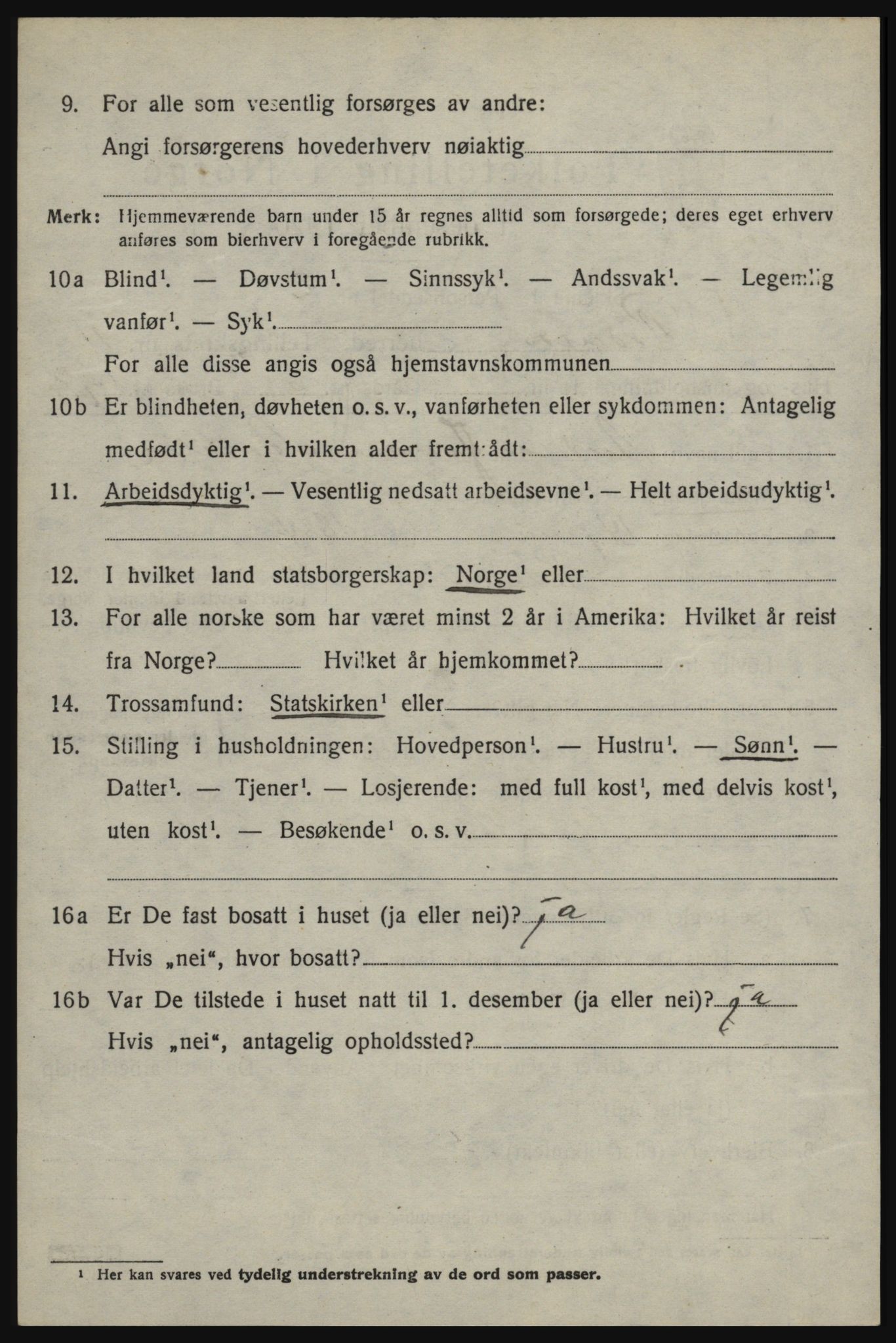 SAO, 1920 census for Rødenes, 1920, p. 957