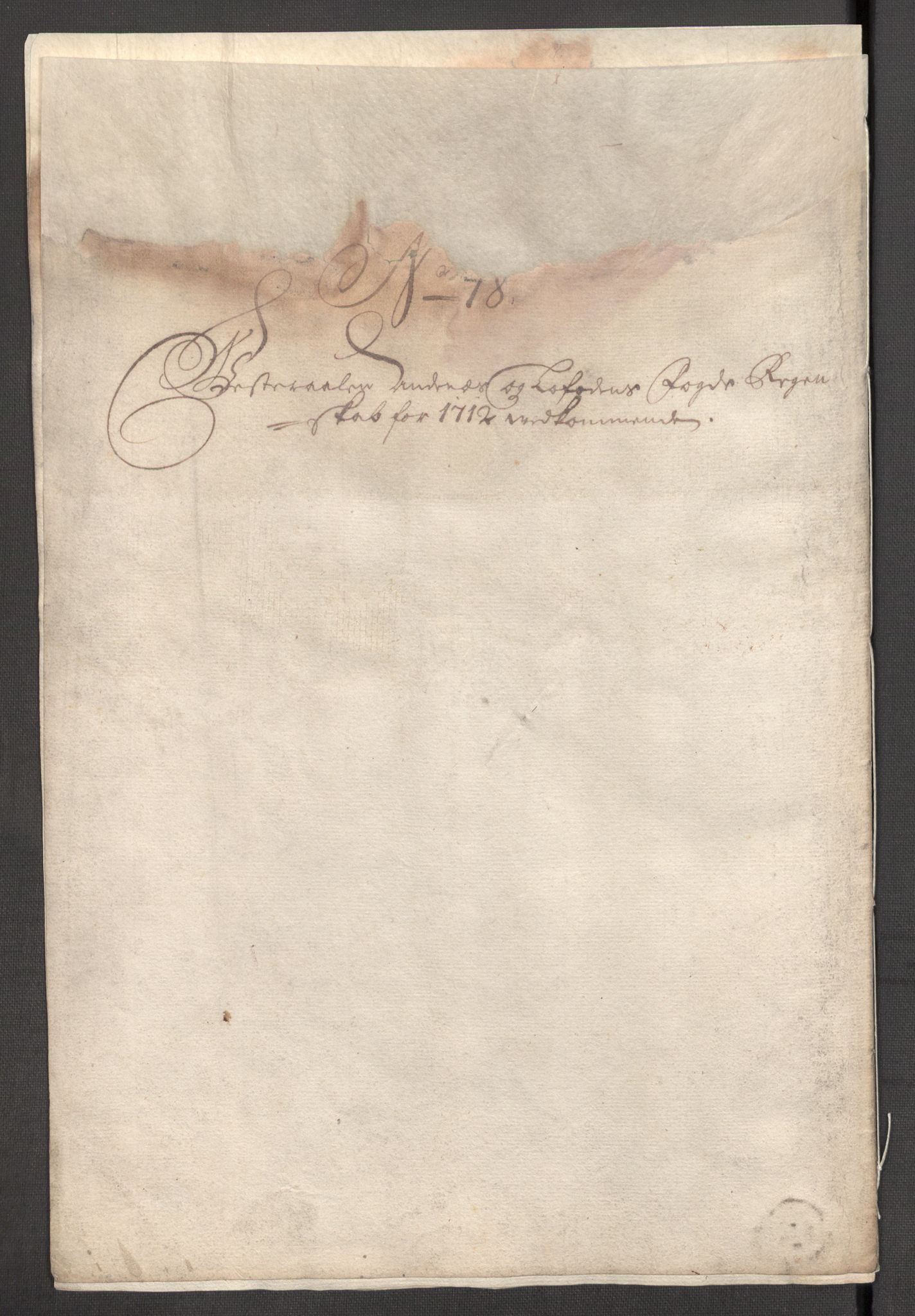 Rentekammeret inntil 1814, Reviderte regnskaper, Fogderegnskap, RA/EA-4092/R67/L4679: Fogderegnskap Vesterålen, Andenes og Lofoten, 1711-1713, p. 40