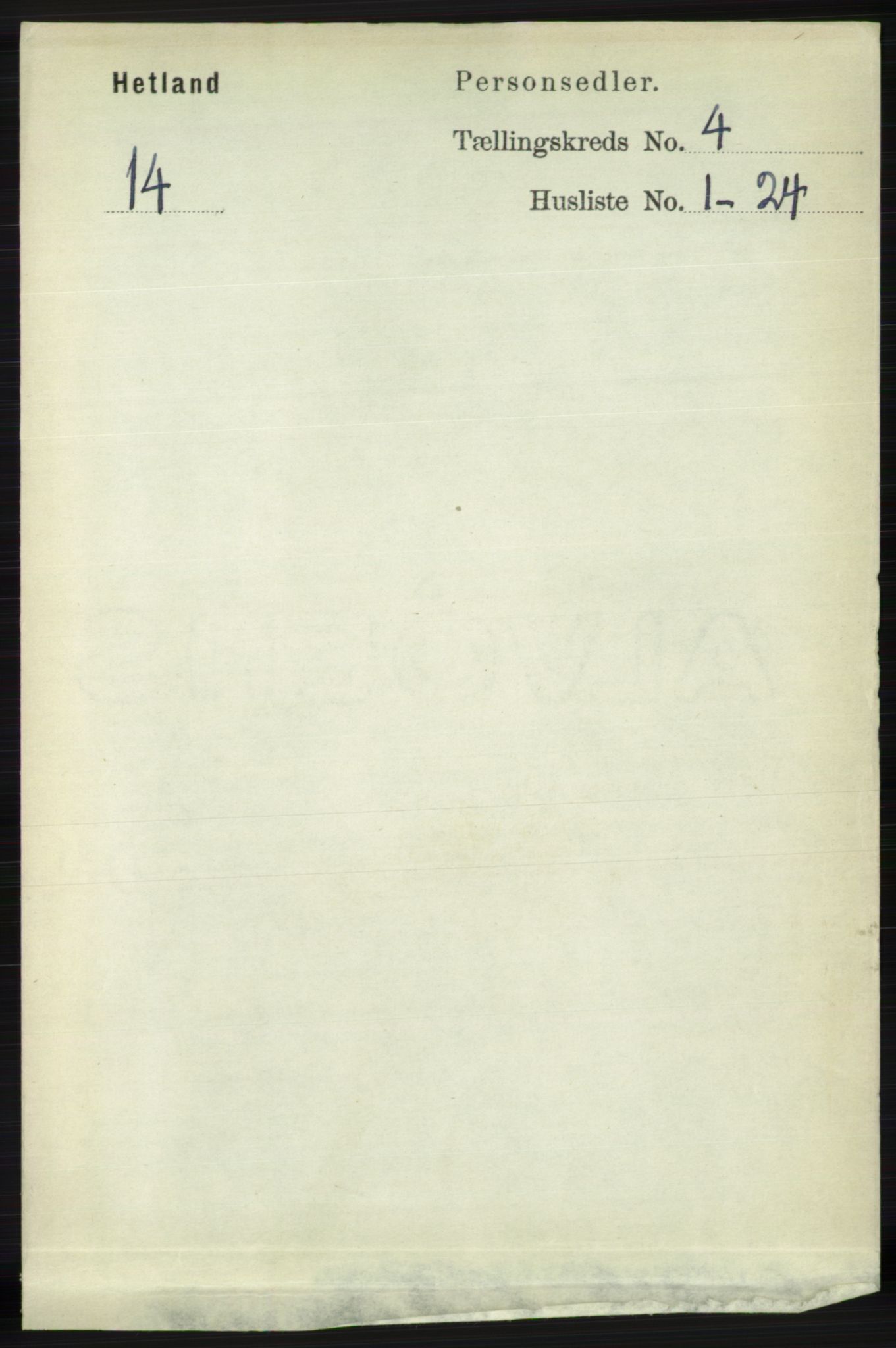 RA, 1891 census for 1126 Hetland, 1891, p. 1983