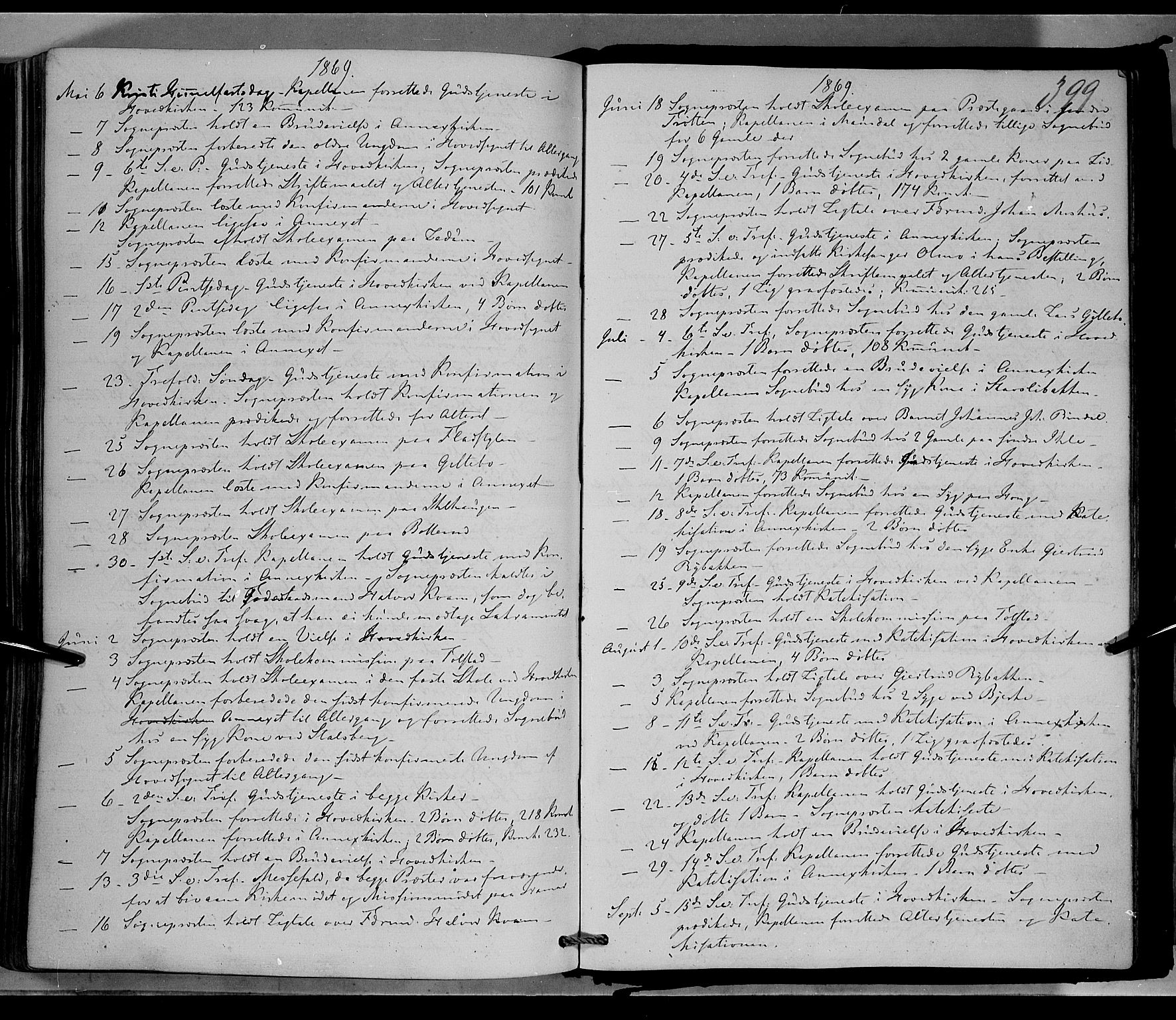 Øyer prestekontor, AV/SAH-PREST-084/H/Ha/Haa/L0006: Parish register (official) no. 6, 1858-1874, p. 399