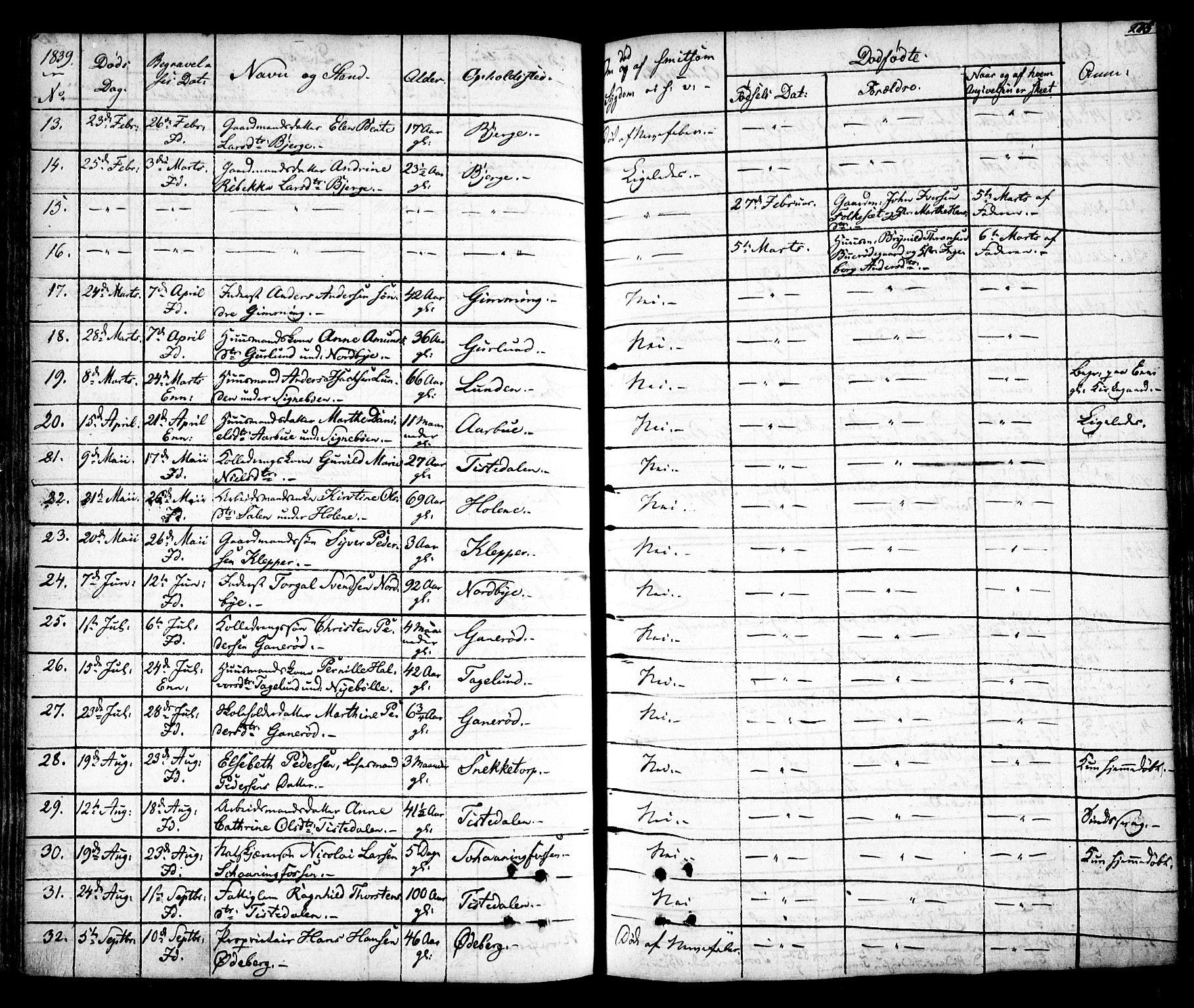 Idd prestekontor Kirkebøker, AV/SAO-A-10911/F/Fc/L0003: Parish register (official) no. III 3, 1832-1847, p. 275