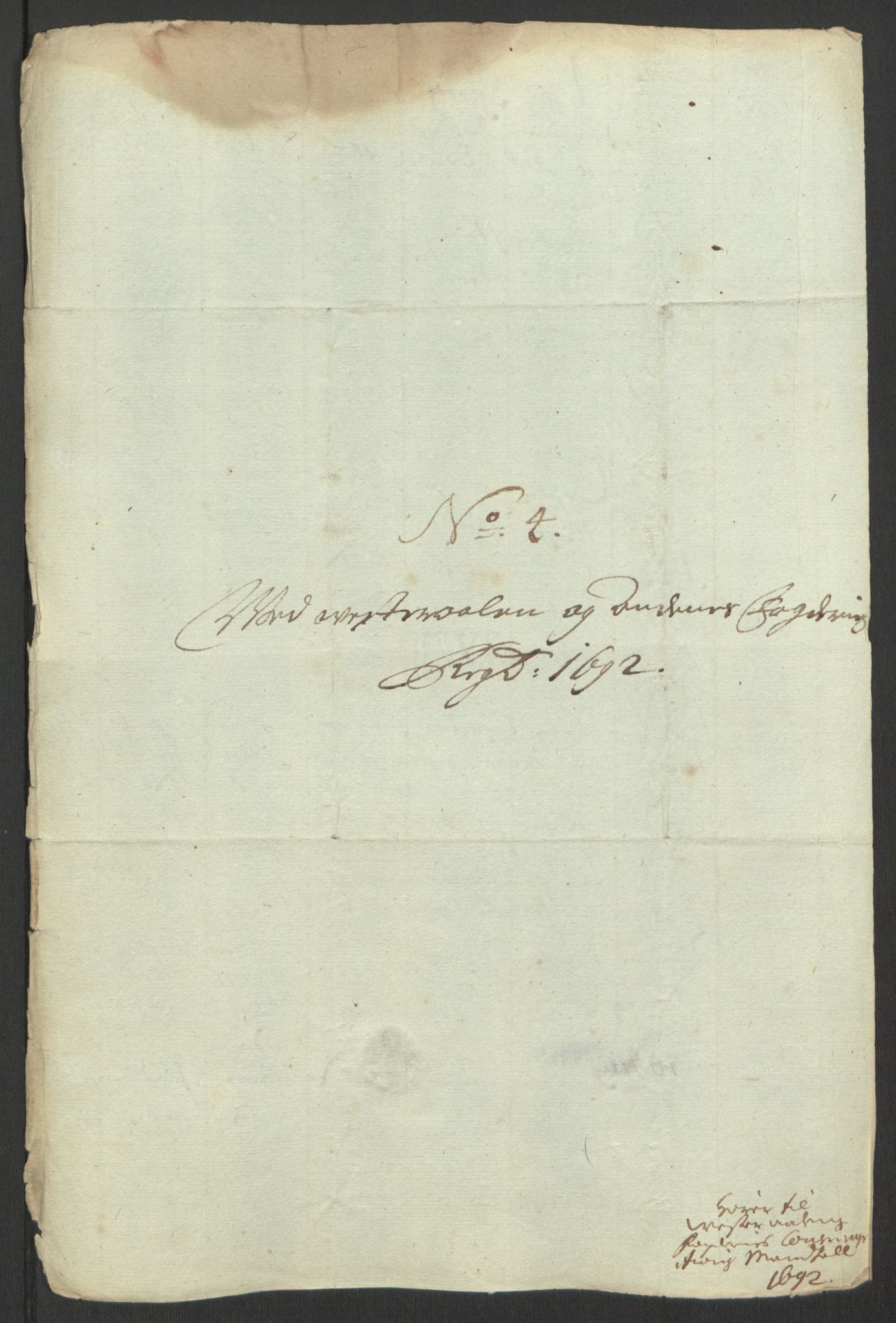 Rentekammeret inntil 1814, Reviderte regnskaper, Fogderegnskap, AV/RA-EA-4092/R67/L4676: Fogderegnskap Vesterålen, Andenes og Lofoten, 1691-1693, p. 137