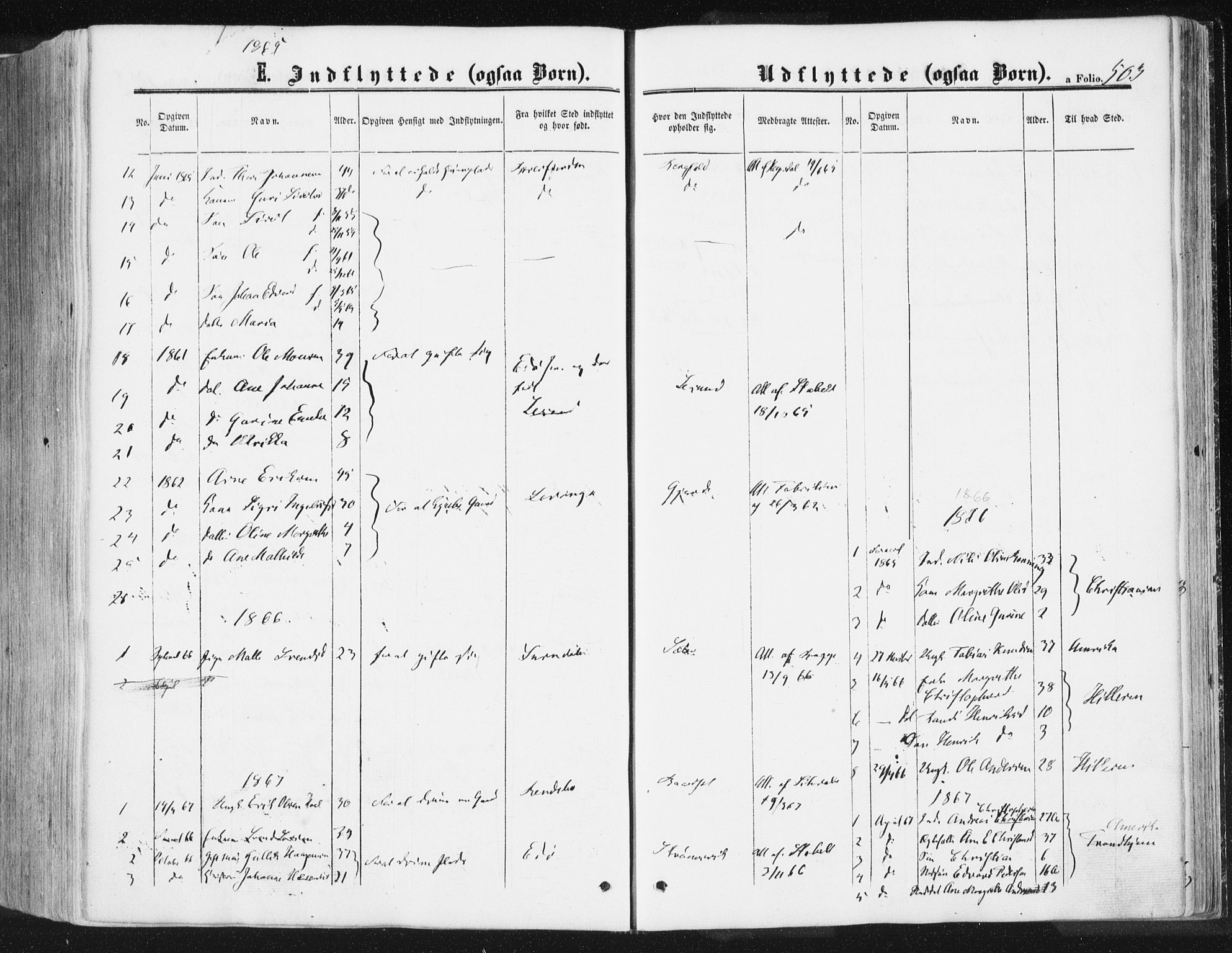 Ministerialprotokoller, klokkerbøker og fødselsregistre - Møre og Romsdal, SAT/A-1454/578/L0905: Parish register (official) no. 578A04, 1859-1877, p. 503