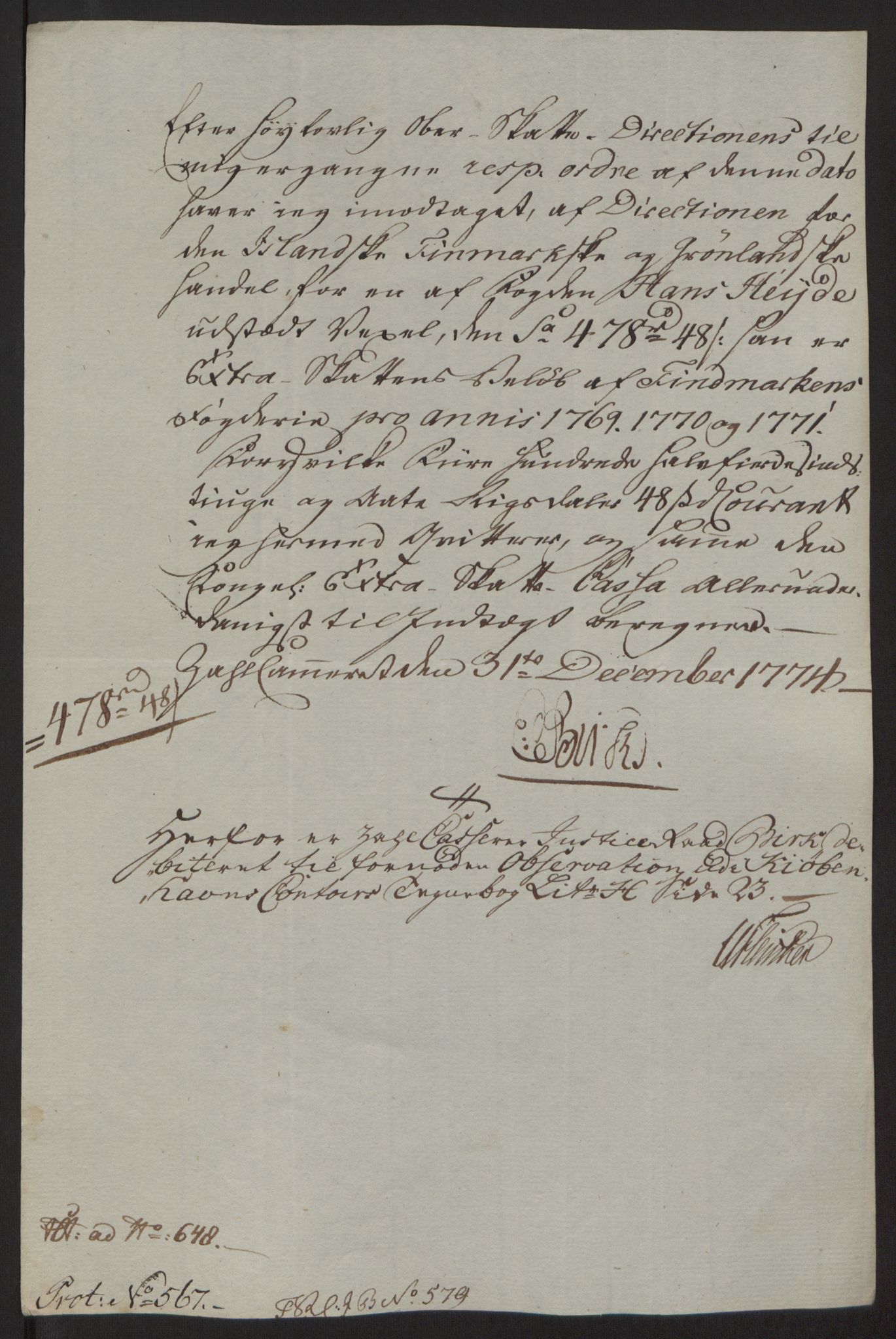 Rentekammeret inntil 1814, Reviderte regnskaper, Fogderegnskap, AV/RA-EA-4092/R69/L4910: Ekstraskatten  Finnmark/Vardøhus, 1762-1772, p. 489