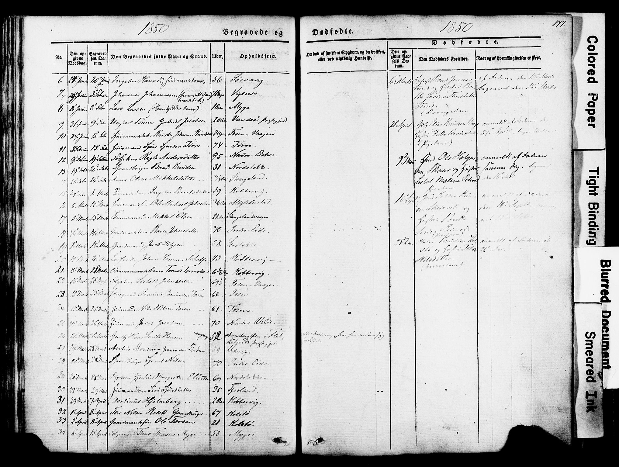 Avaldsnes sokneprestkontor, SAST/A -101851/H/Ha/Haa/L0007: Parish register (official) no. A 7, 1841-1853, p. 177