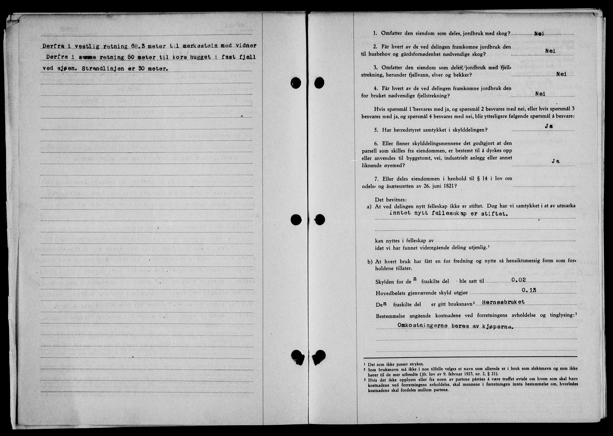 Lofoten sorenskriveri, SAT/A-0017/1/2/2C/L0013a: Mortgage book no. 13a, 1944-1946, Diary no: : 363/1946