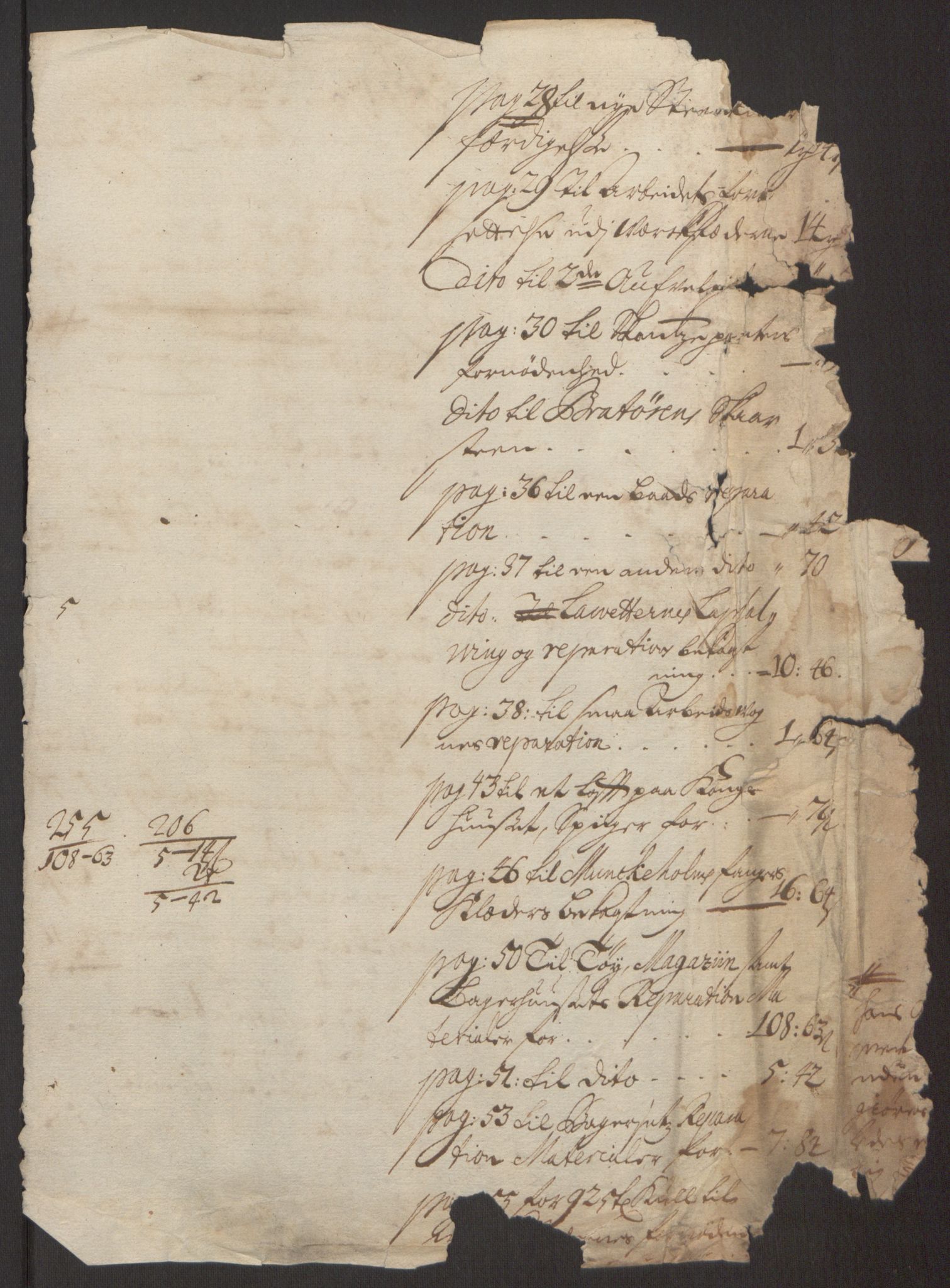 Rentekammeret inntil 1814, Reviderte regnskaper, Fogderegnskap, RA/EA-4092/R63/L4308: Fogderegnskap Inderøy, 1692-1694, p. 279