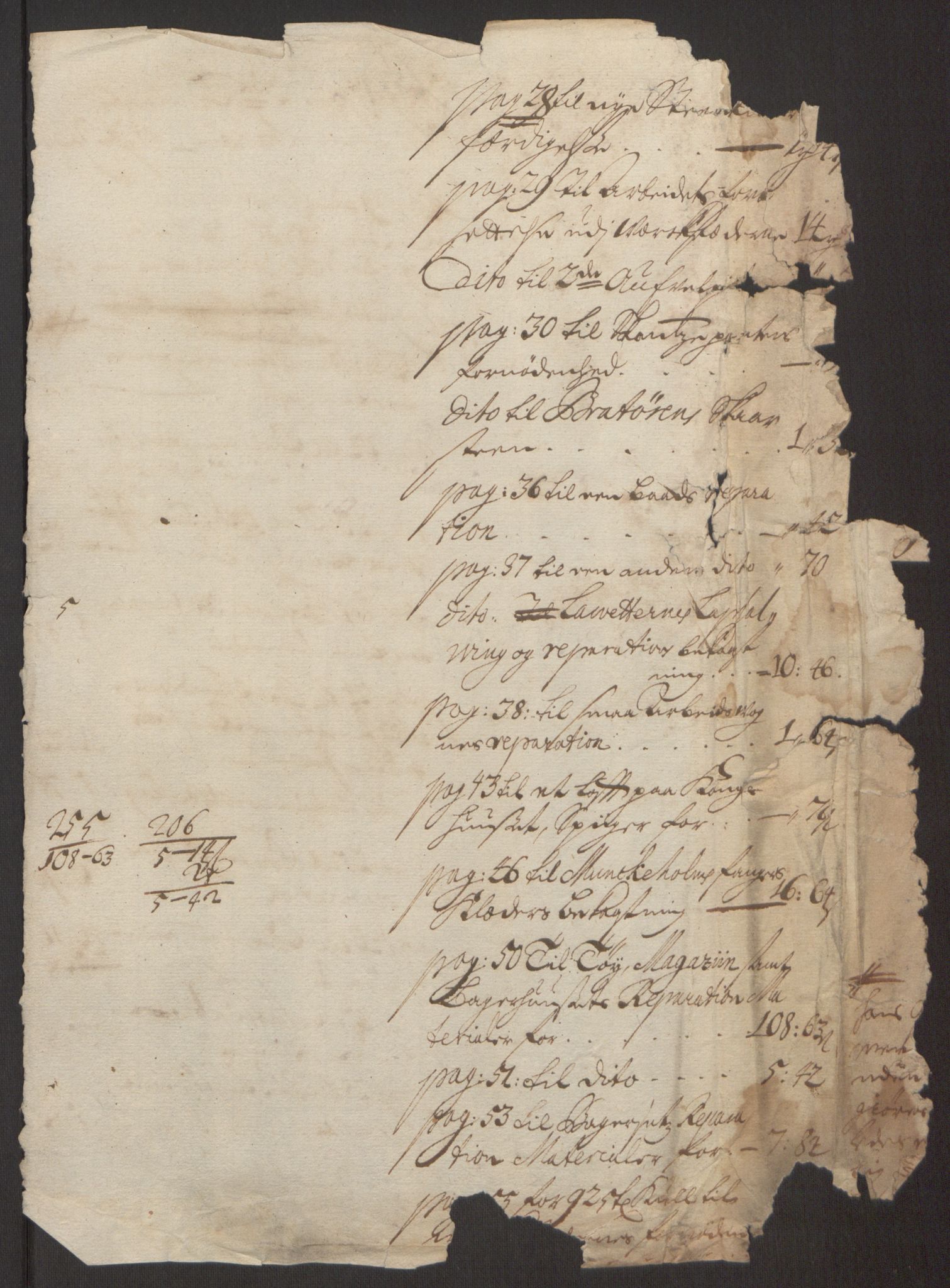 Rentekammeret inntil 1814, Reviderte regnskaper, Fogderegnskap, AV/RA-EA-4092/R63/L4308: Fogderegnskap Inderøy, 1692-1694, p. 279