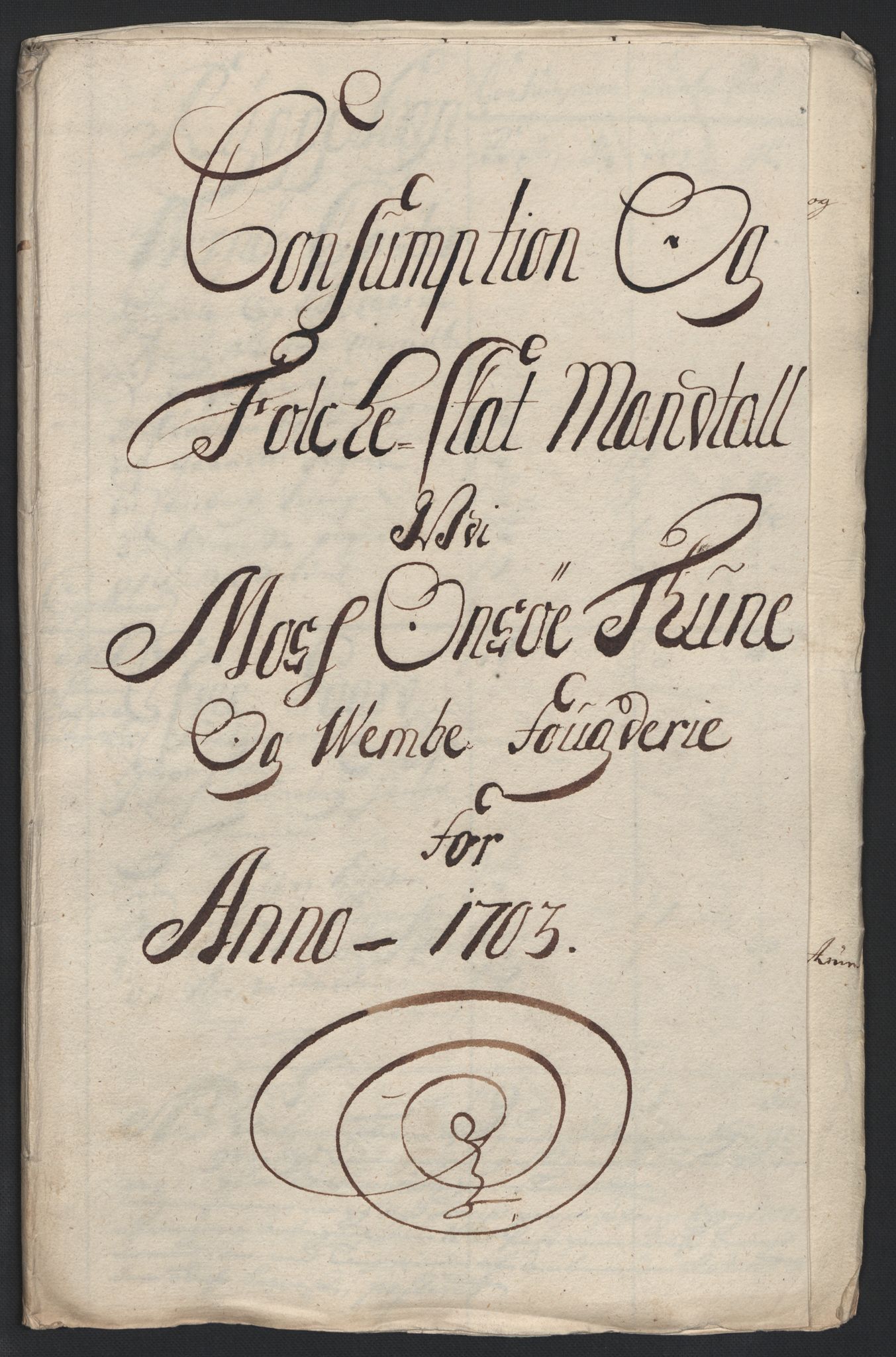 Rentekammeret inntil 1814, Reviderte regnskaper, Fogderegnskap, AV/RA-EA-4092/R04/L0132: Fogderegnskap Moss, Onsøy, Tune, Veme og Åbygge, 1703-1704, p. 63