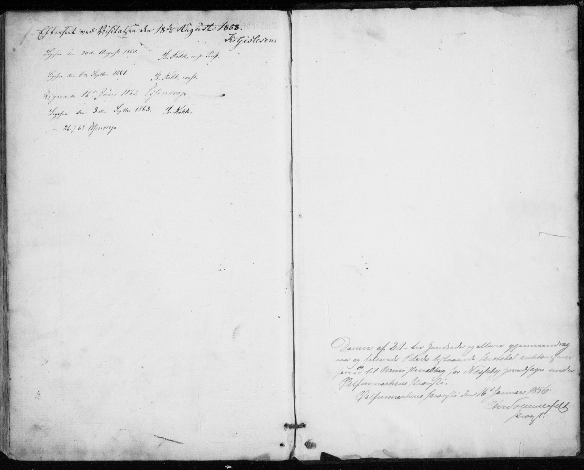 Nesseby sokneprestkontor, AV/SATØ-S-1330/H/Ha/L0002kirke: Parish register (official) no. 2, 1856-1864