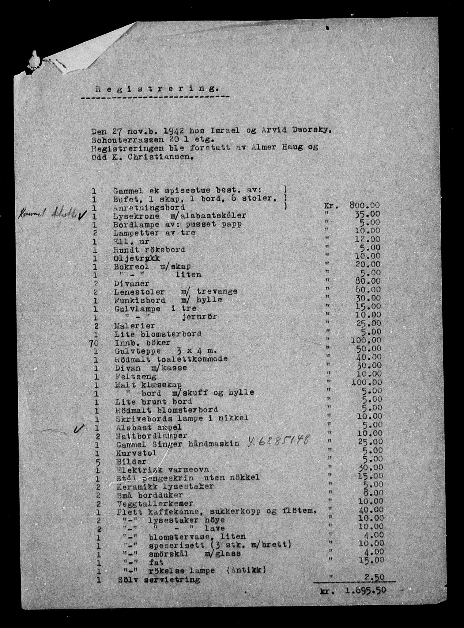 Justisdepartementet, Tilbakeføringskontoret for inndratte formuer, AV/RA-S-1564/H/Hc/Hcc/L0932: --, 1945-1947, p. 20