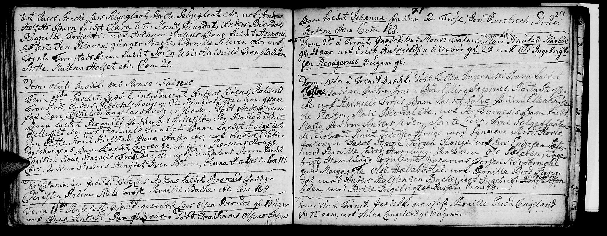 Ministerialprotokoller, klokkerbøker og fødselsregistre - Møre og Romsdal, SAT/A-1454/519/L0244: Parish register (official) no. 519A03, 1769-1773, p. 27