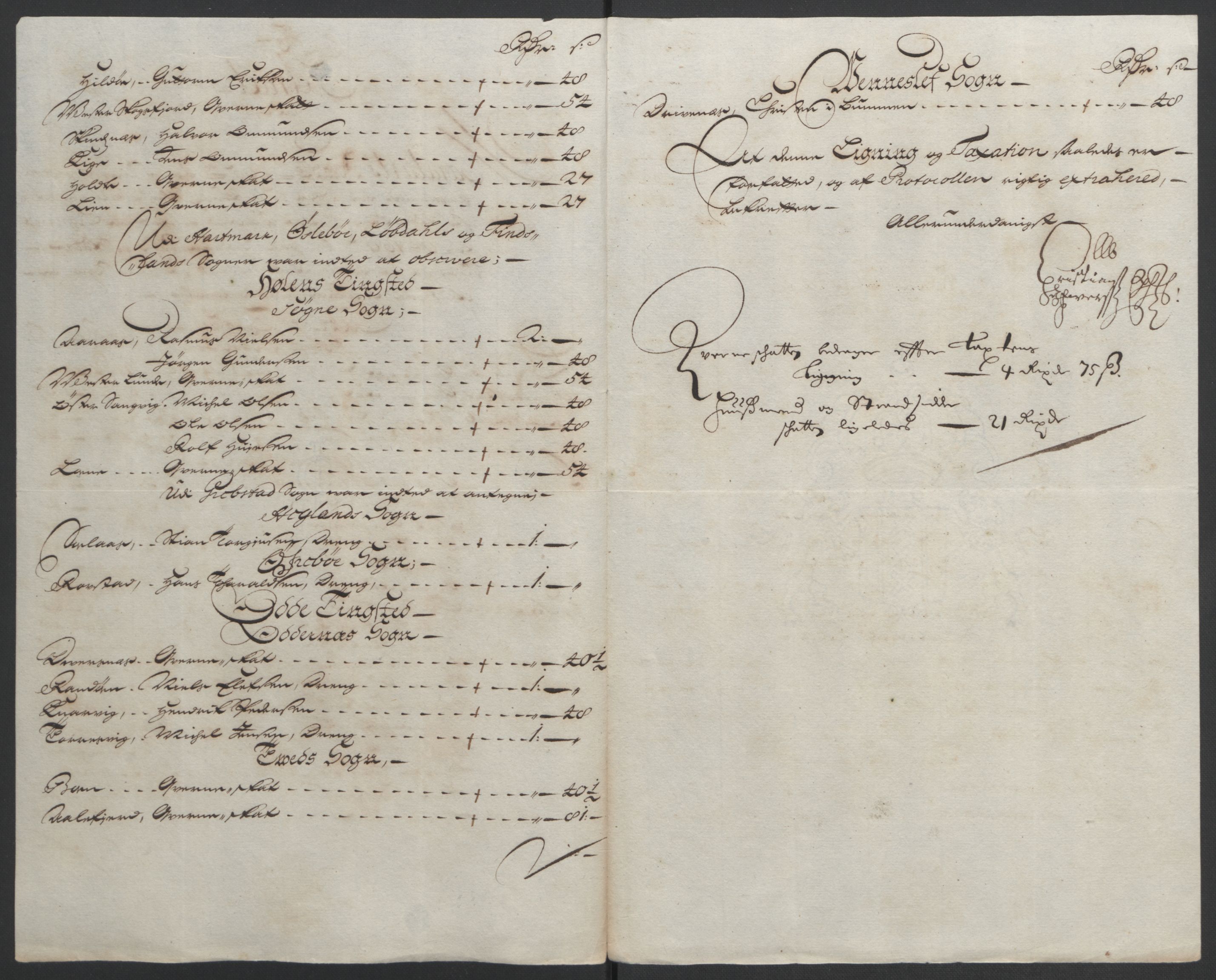 Rentekammeret inntil 1814, Reviderte regnskaper, Fogderegnskap, RA/EA-4092/R43/L2545: Fogderegnskap Lista og Mandal, 1694-1695, p. 258