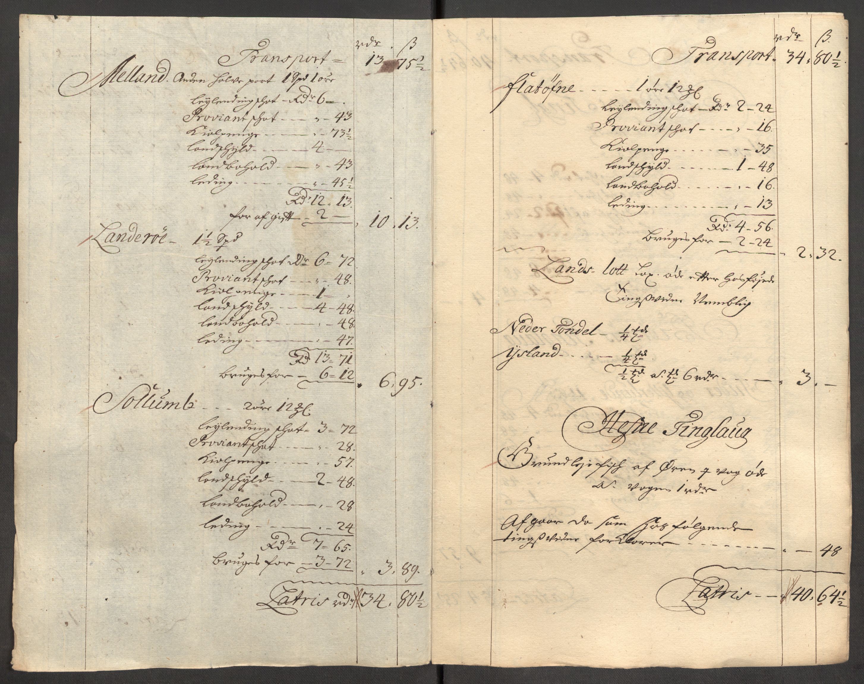 Rentekammeret inntil 1814, Reviderte regnskaper, Fogderegnskap, RA/EA-4092/R57/L3858: Fogderegnskap Fosen, 1708-1709, p. 166