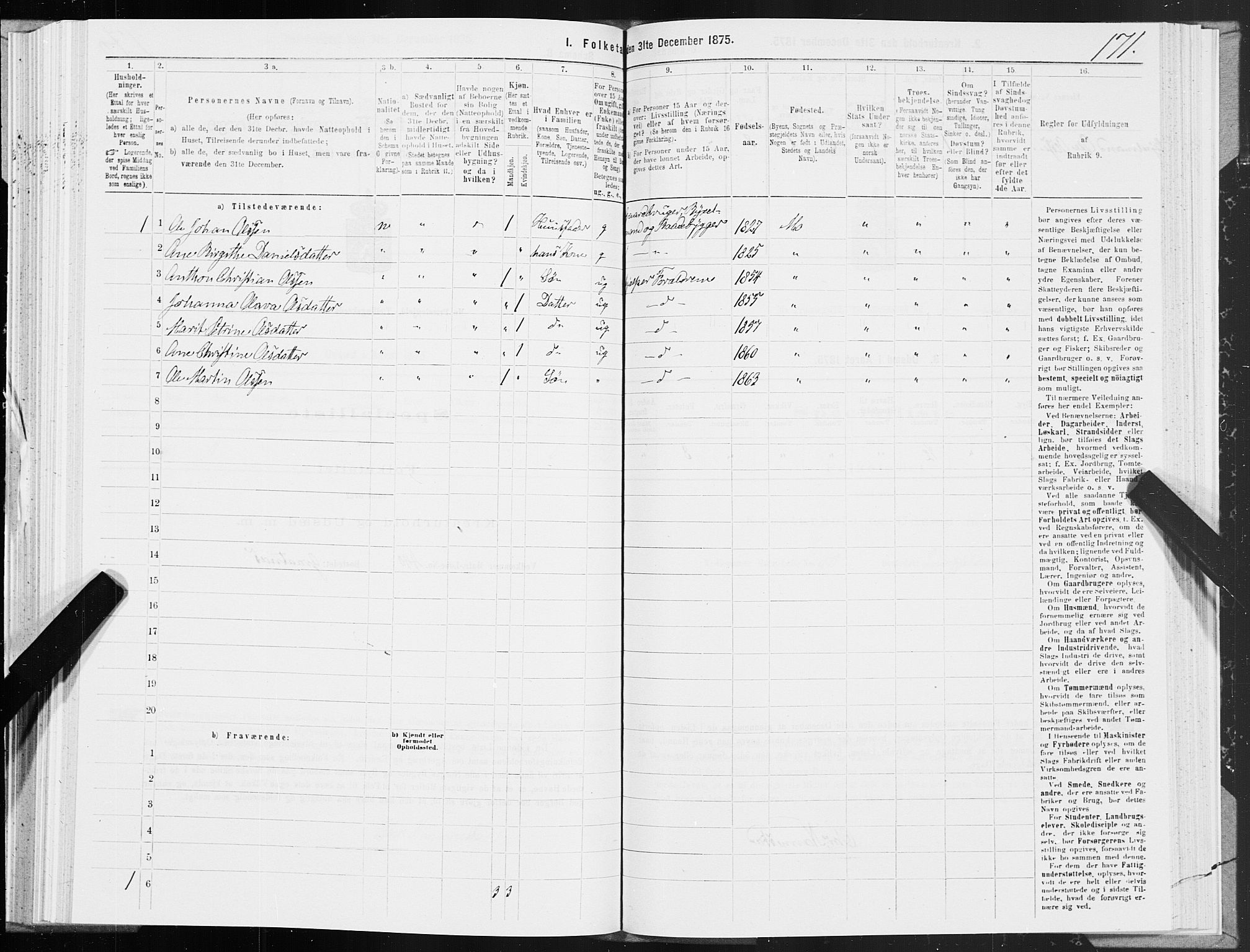 SAT, 1875 census for 1833P Mo, 1875, p. 1171