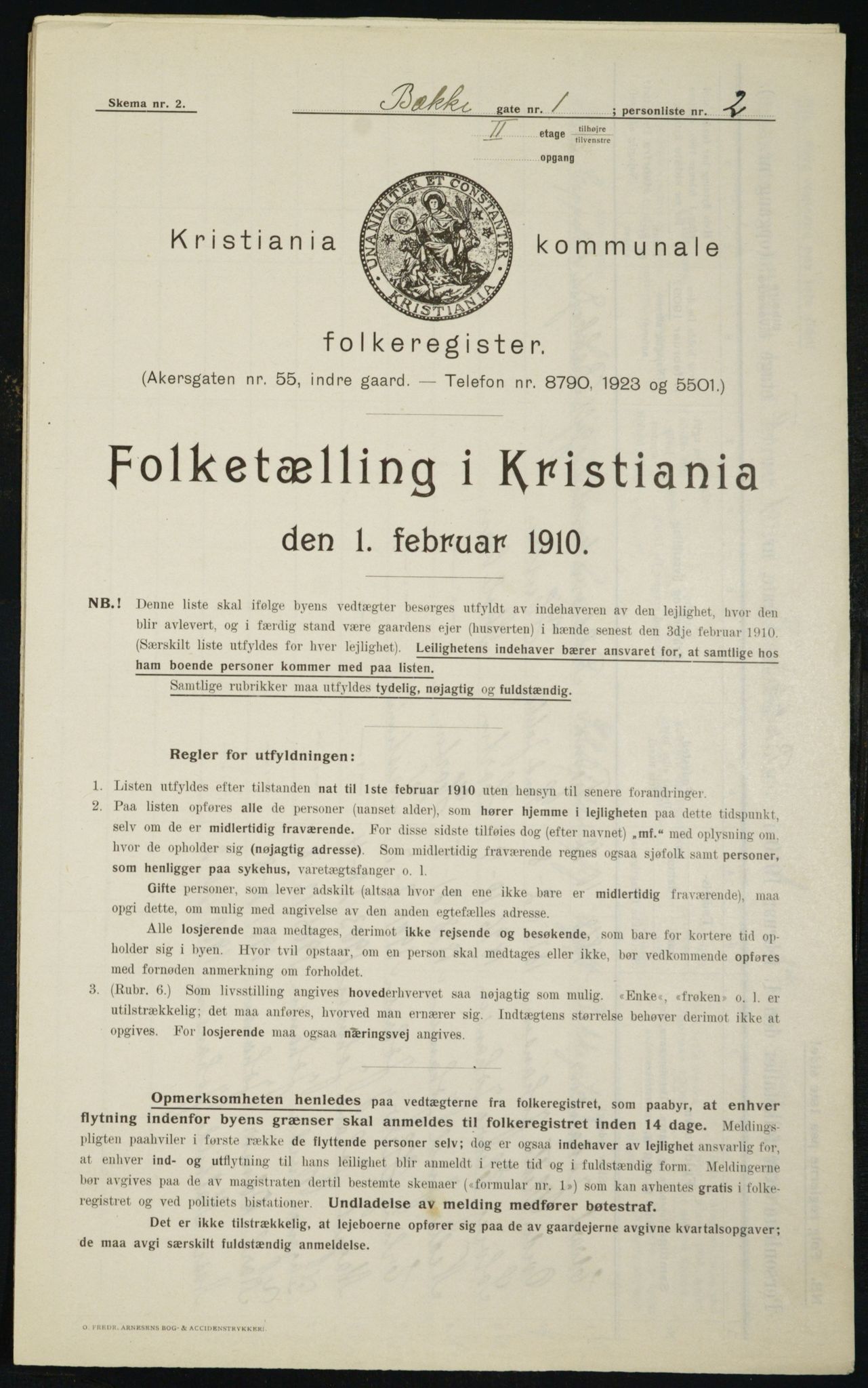 OBA, Municipal Census 1910 for Kristiania, 1910, p. 10571