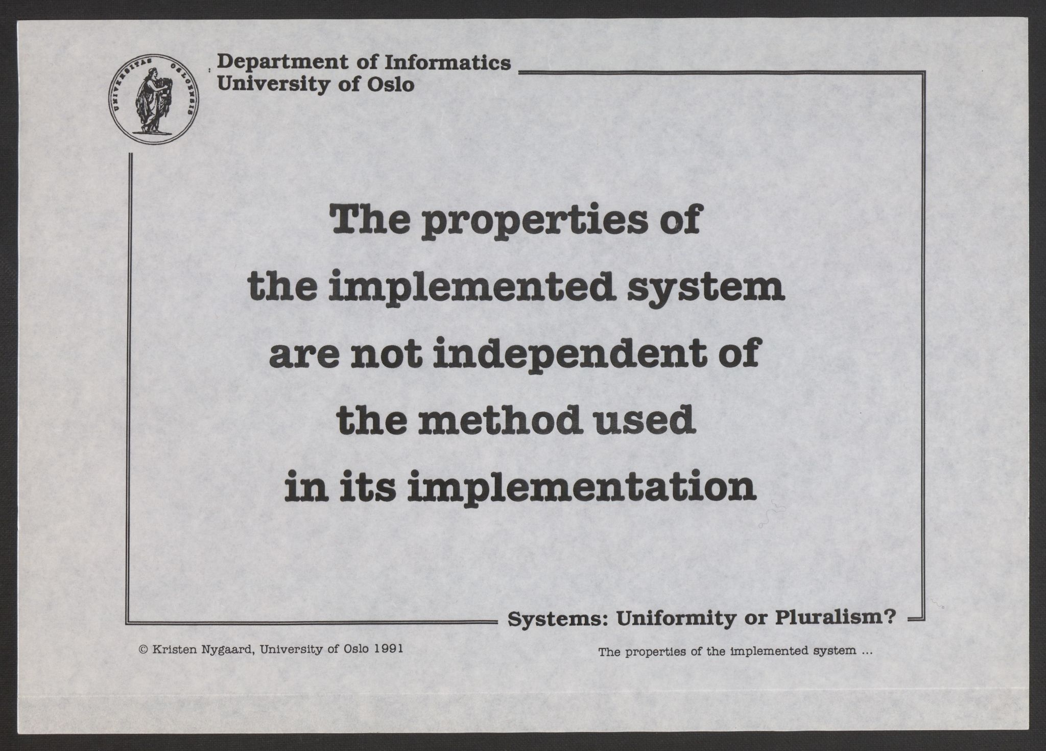 Nygaard, Kristen, AV/RA-PA-1398/F/Fh/L0003: Systemarbeid/brukermedvirkning, 1979-2002, p. 207