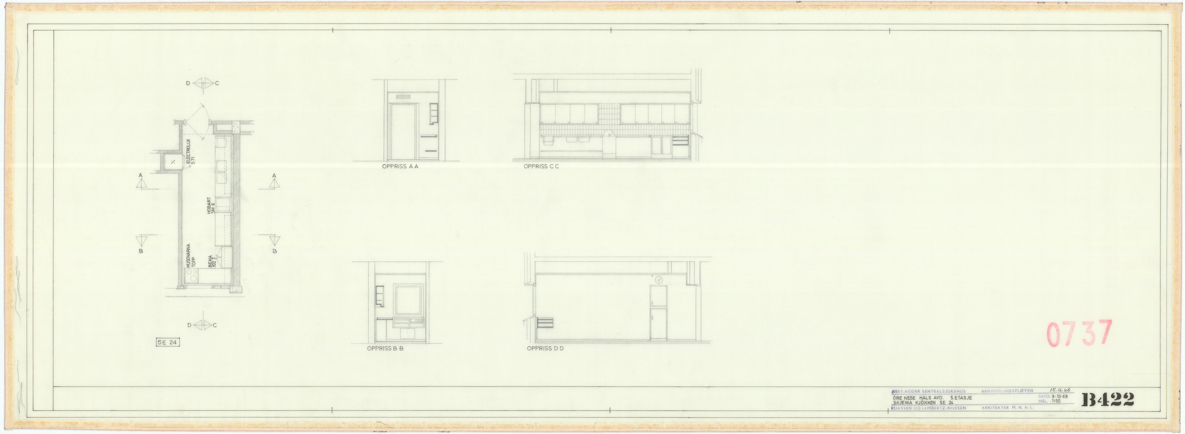 Eliassen og Lambertz-Nilssen Arkitekter, AAKS/PA-2983/T/T02/L0007: Tegningskogger 0737, 1967-1972, p. 33