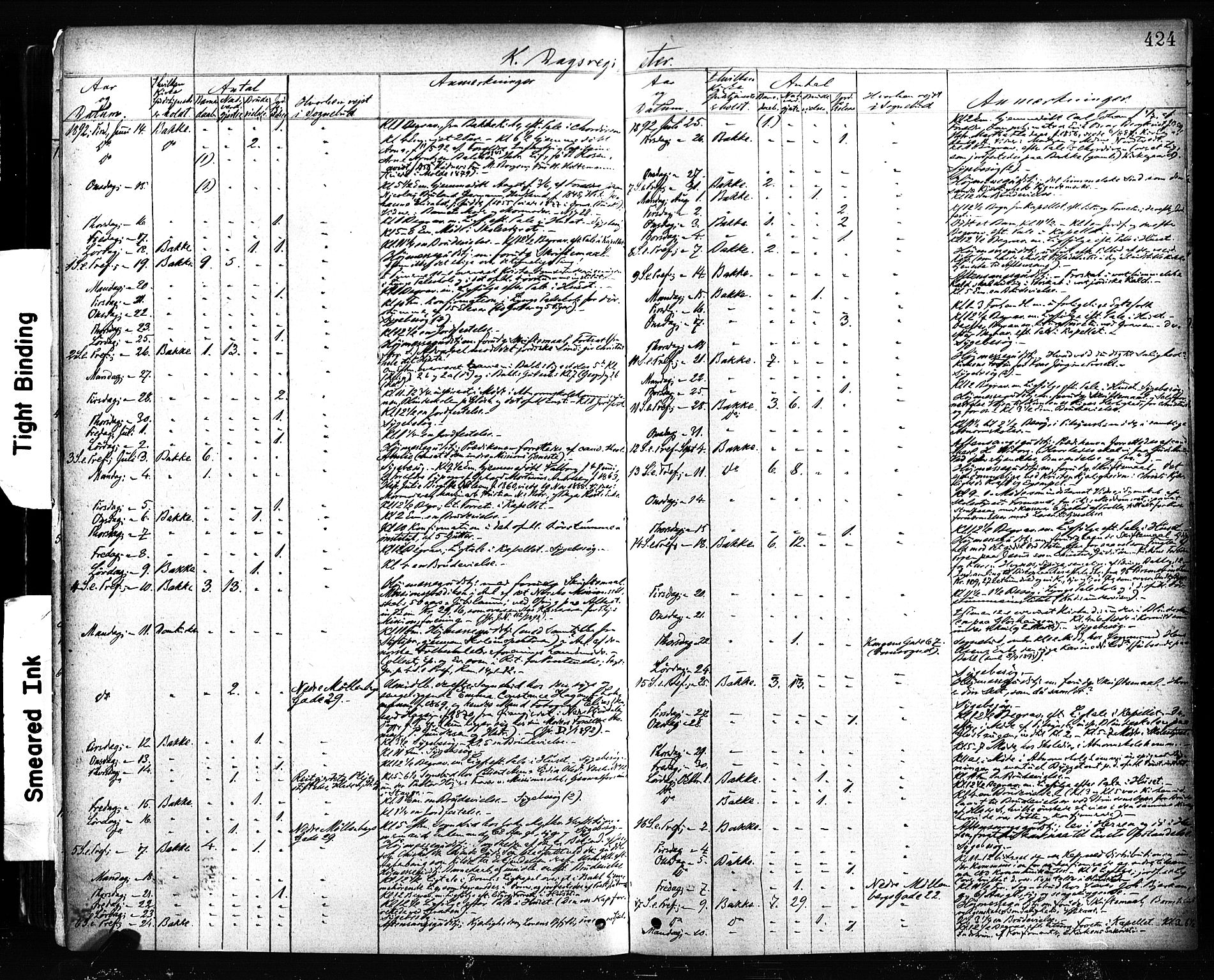 Ministerialprotokoller, klokkerbøker og fødselsregistre - Sør-Trøndelag, SAT/A-1456/604/L0189: Parish register (official) no. 604A10, 1878-1892, p. 424