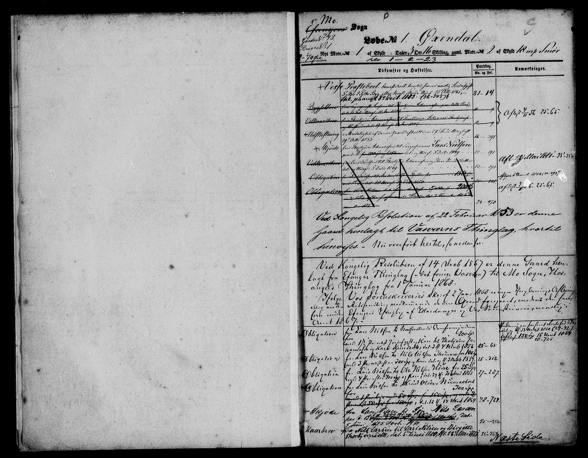 Nordhordland sorenskrivar, SAB/A-2901/1/G/Ga/Gaaa/L0012: Mortgage register no. II.A.a.12, 1851-1893, p. 5
