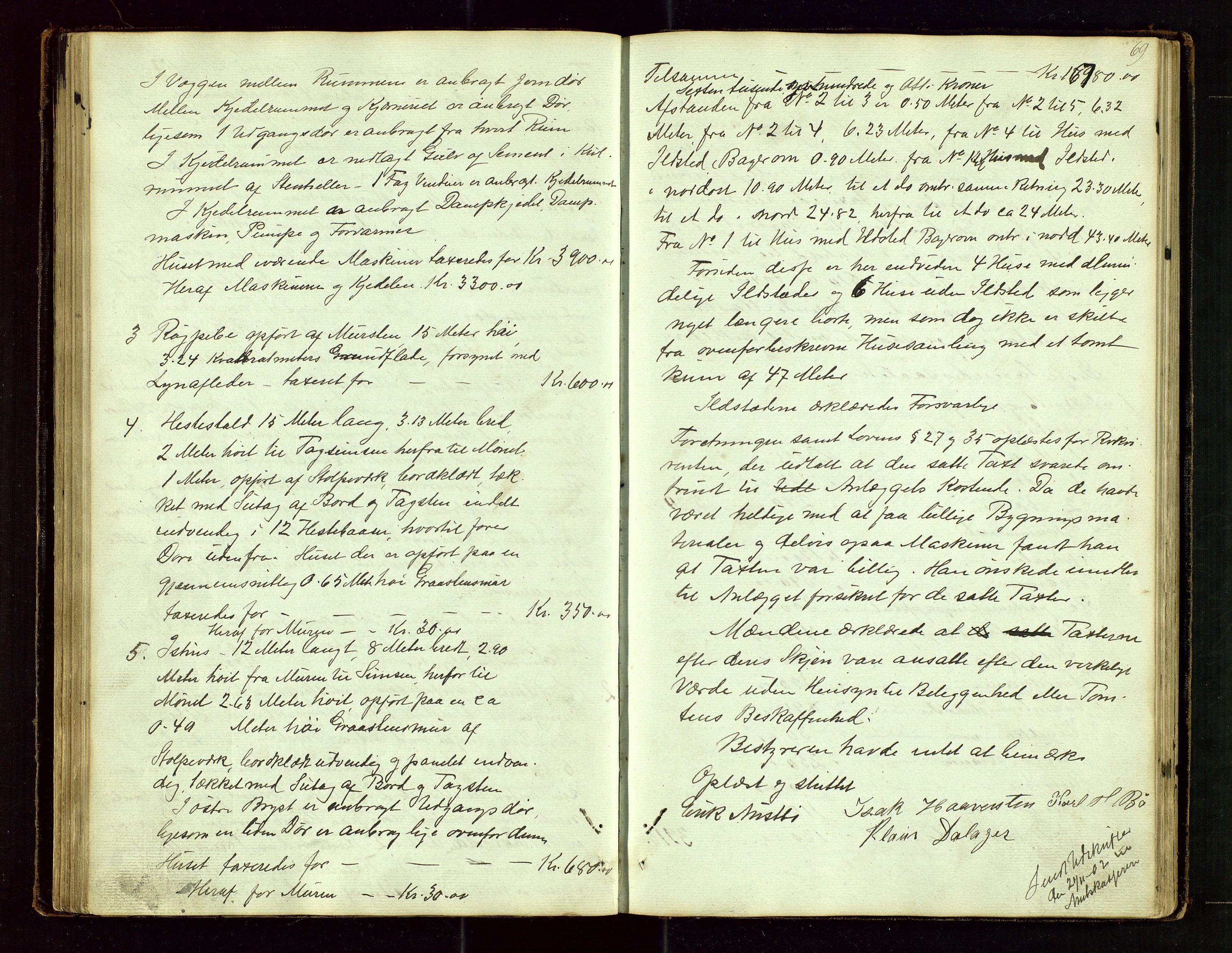 Rennesøy lensmannskontor, AV/SAST-A-100165/Goa/L0001: "Brandtaxations-Protocol for Rennesøe Thinglag", 1846-1923, p. 68b-69a