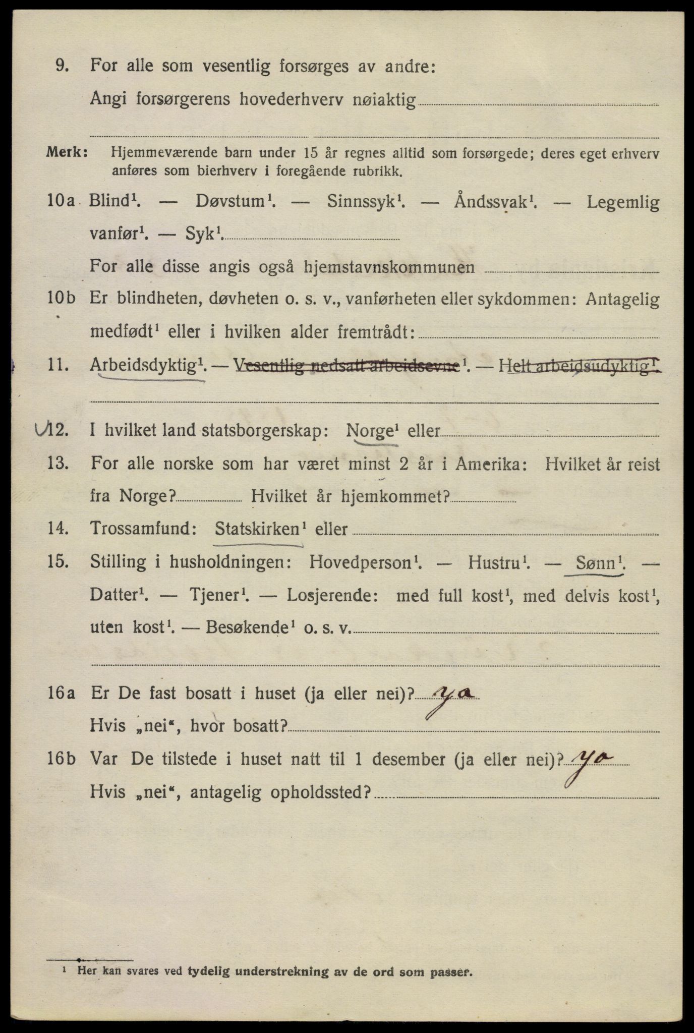 SAO, 1920 census for Kristiania, 1920, p. 267046