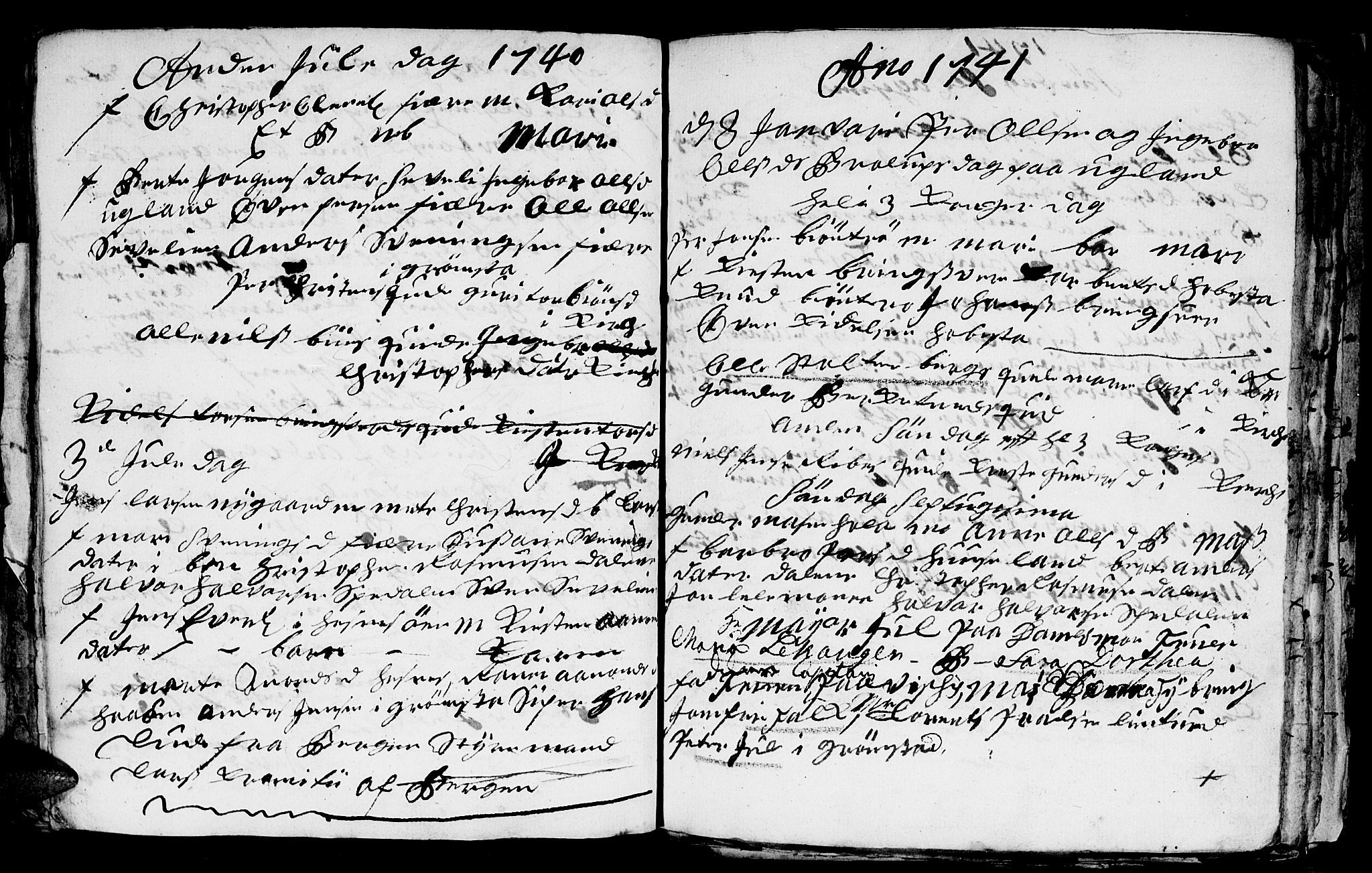 Fjære sokneprestkontor, SAK/1111-0011/F/Fb/L0001: Parish register (copy) no. B 1, 1732-1750, p. 83