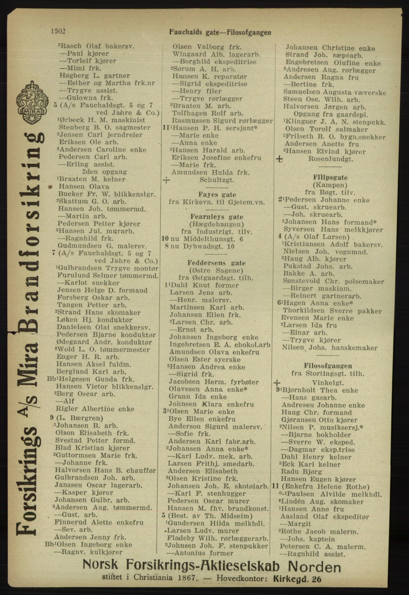 PUBL, Kristiania/Oslo adressebok, 1918, p. 1655