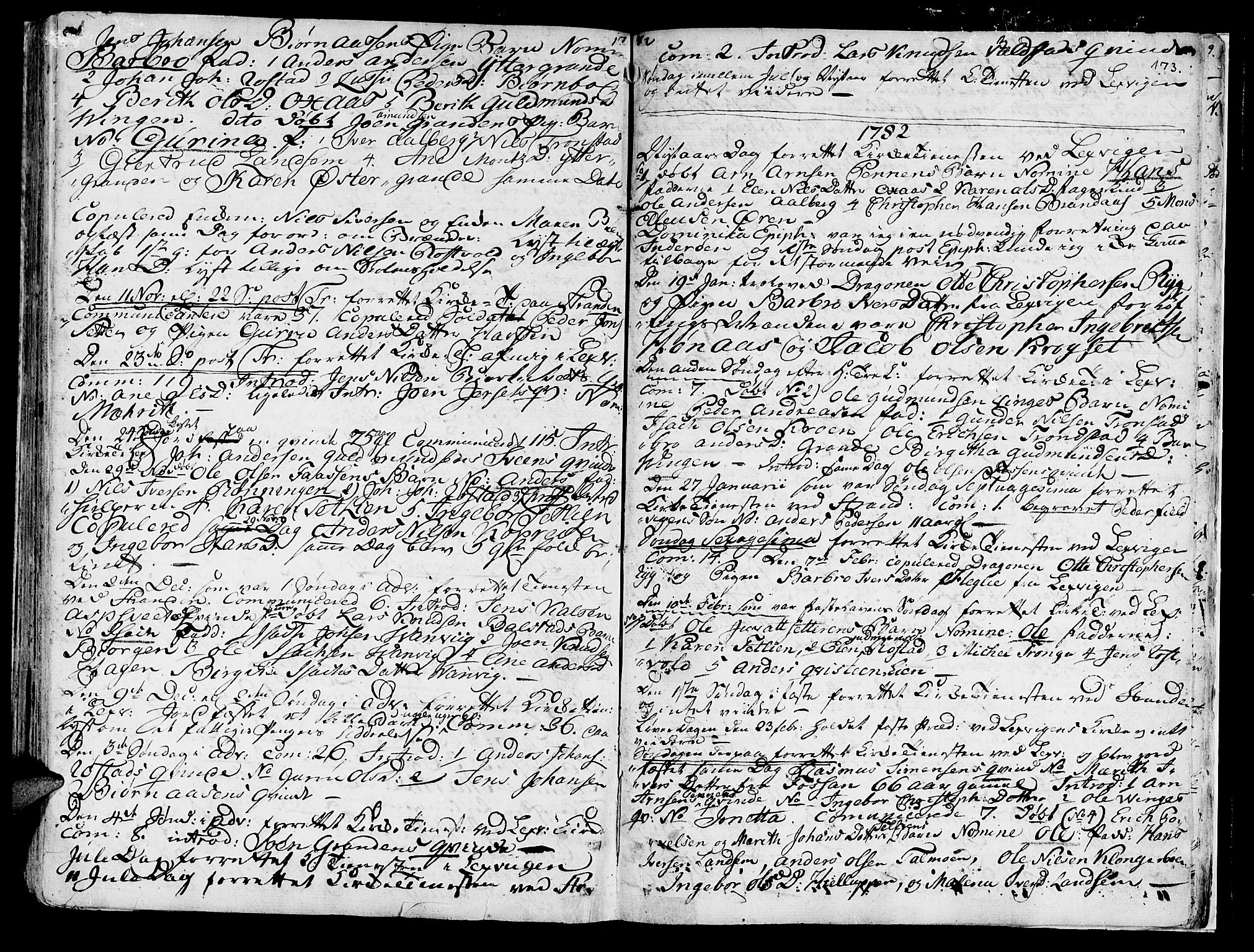 Ministerialprotokoller, klokkerbøker og fødselsregistre - Nord-Trøndelag, SAT/A-1458/701/L0003: Parish register (official) no. 701A03, 1751-1783, p. 173