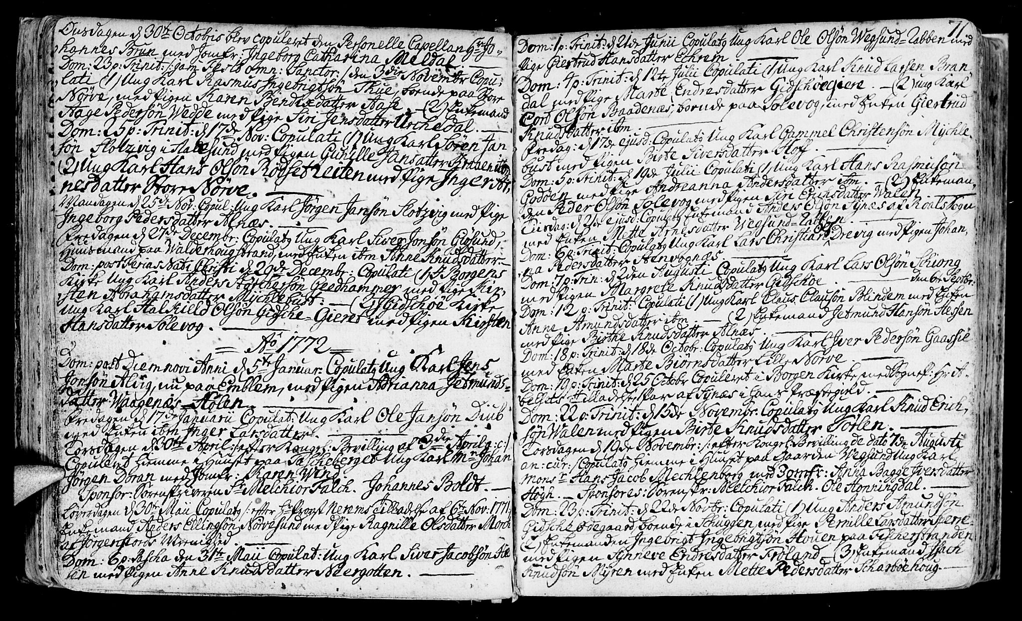 Ministerialprotokoller, klokkerbøker og fødselsregistre - Møre og Romsdal, AV/SAT-A-1454/528/L0392: Parish register (official) no. 528A03, 1762-1800, p. 71