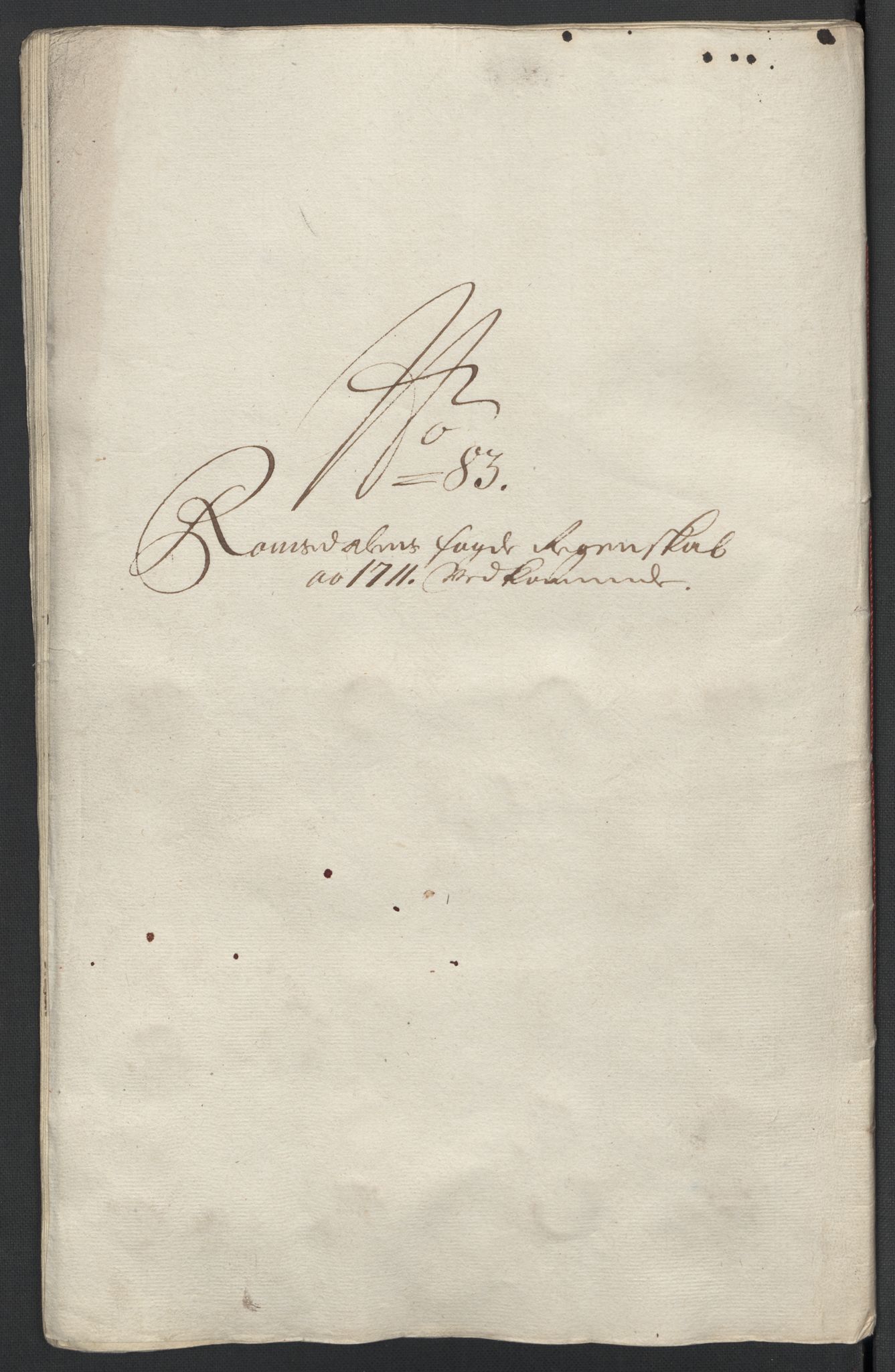 Rentekammeret inntil 1814, Reviderte regnskaper, Fogderegnskap, RA/EA-4092/R55/L3660: Fogderegnskap Romsdal, 1711, p. 402