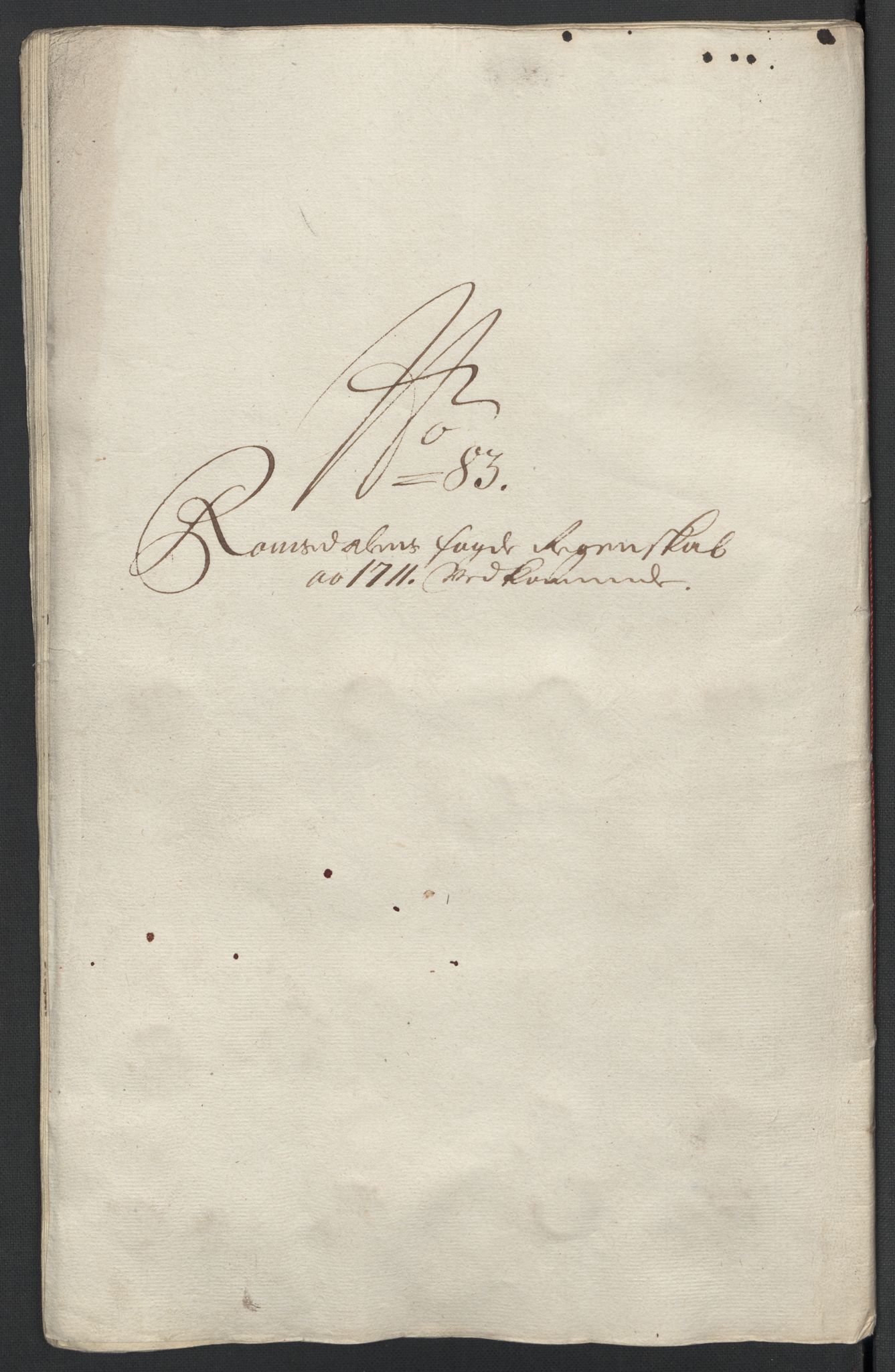 Rentekammeret inntil 1814, Reviderte regnskaper, Fogderegnskap, AV/RA-EA-4092/R55/L3660: Fogderegnskap Romsdal, 1711, p. 402