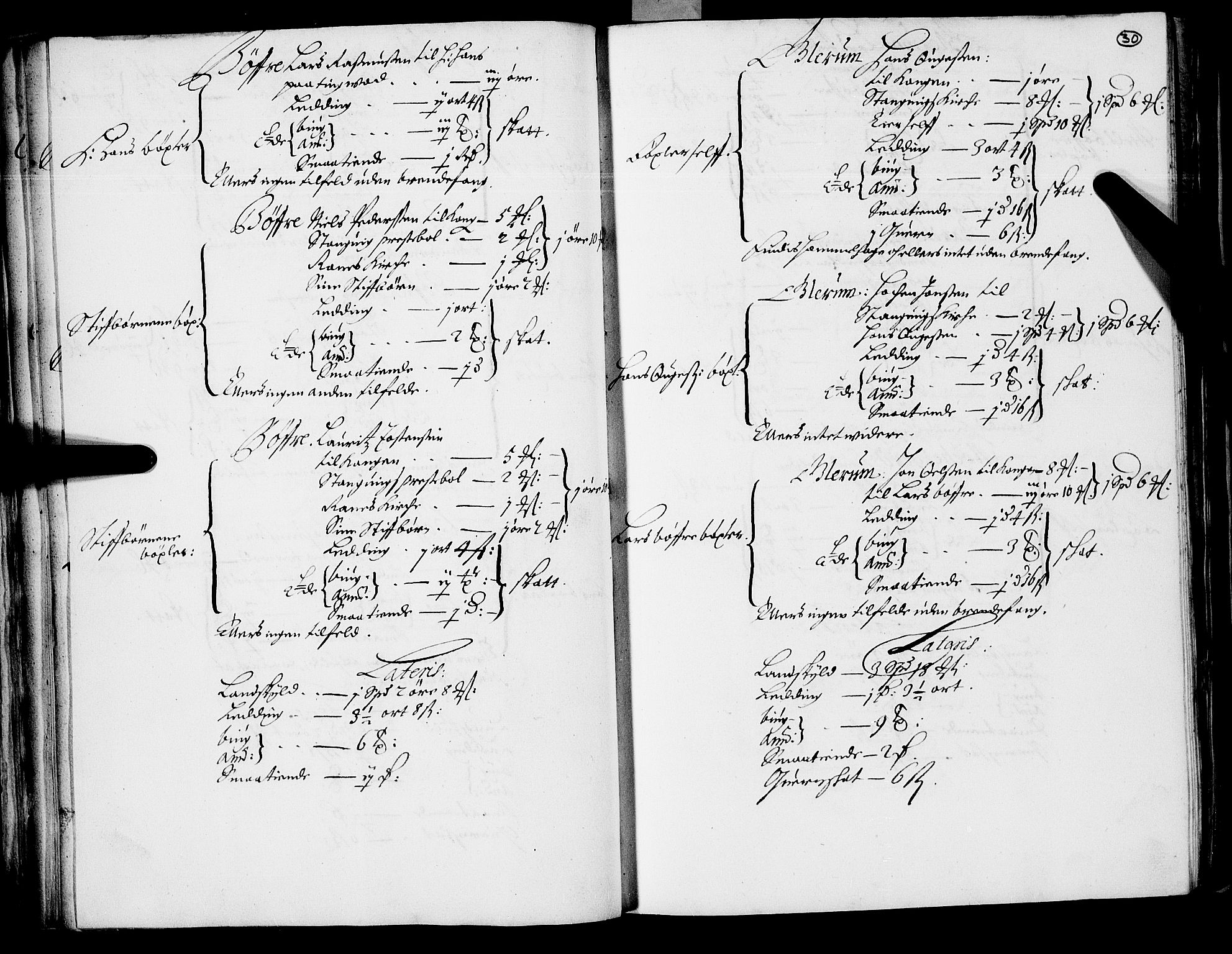 Rentekammeret inntil 1814, Realistisk ordnet avdeling, RA/EA-4070/N/Nb/Nba/L0047: Nordmøre len, 1667, p. 29b-30a