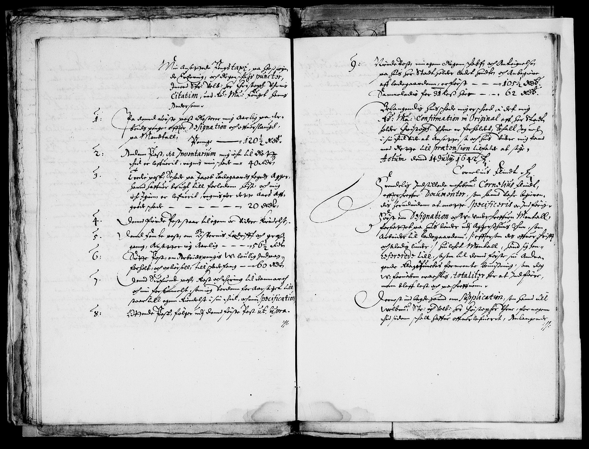 Danske Kanselli, Skapsaker, AV/RA-EA-4061/F/L0064: Skap 14, pakke 214-306, 1591-1731, p. 31