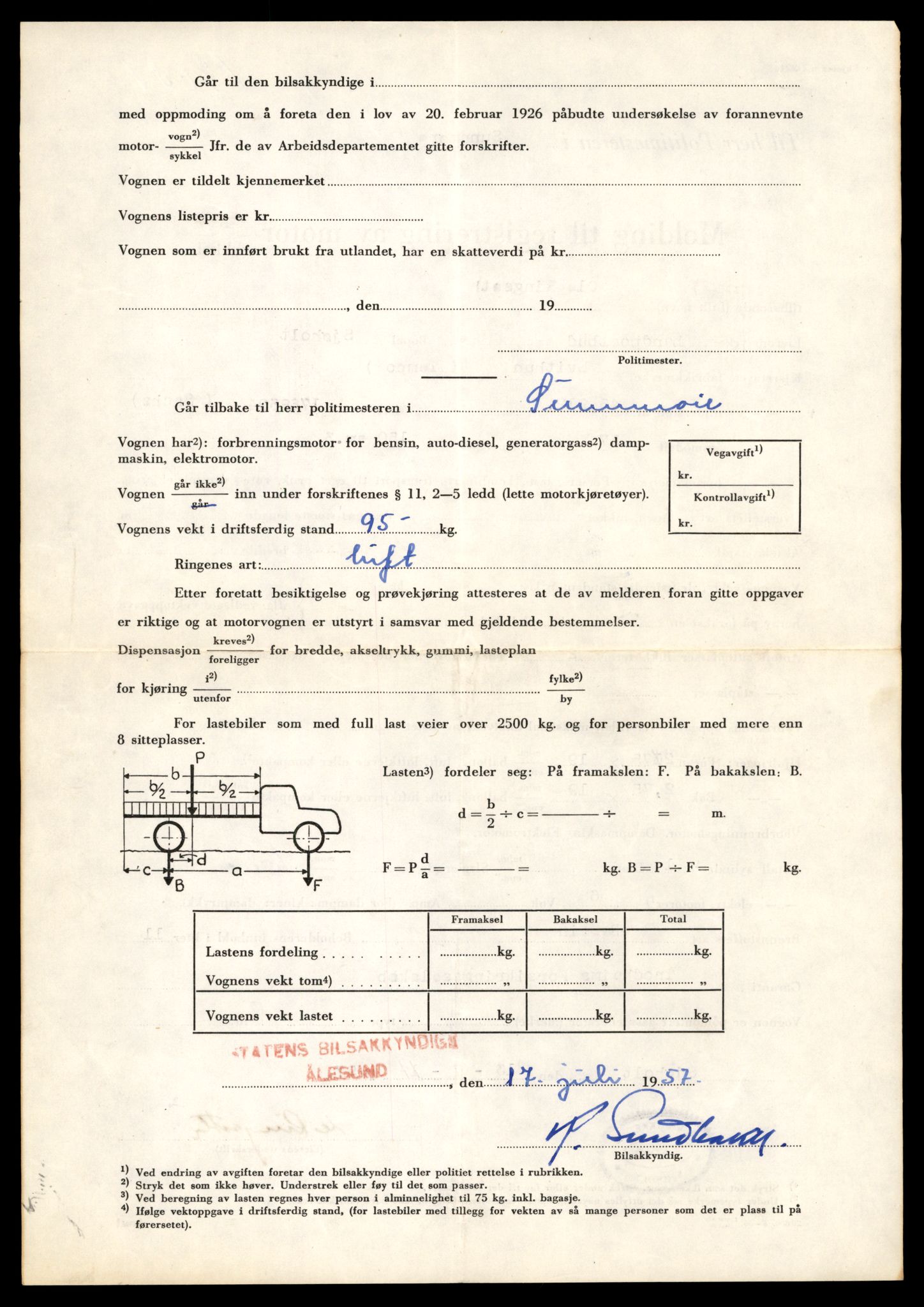 Møre og Romsdal vegkontor - Ålesund trafikkstasjon, AV/SAT-A-4099/F/Fe/L0040: Registreringskort for kjøretøy T 13531 - T 13709, 1927-1998, p. 2606