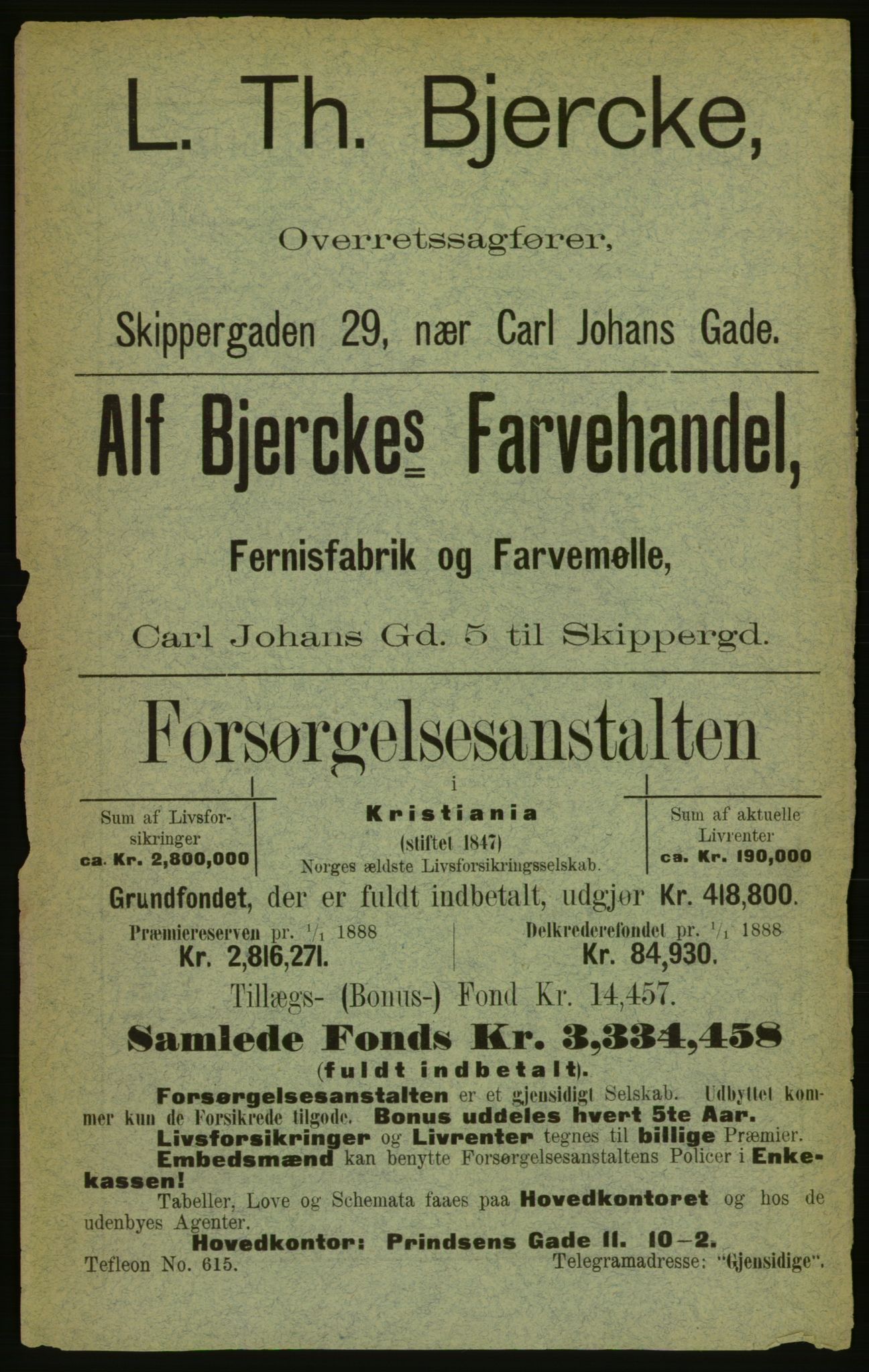 Kristiania/Oslo adressebok, PUBL/-, 1889