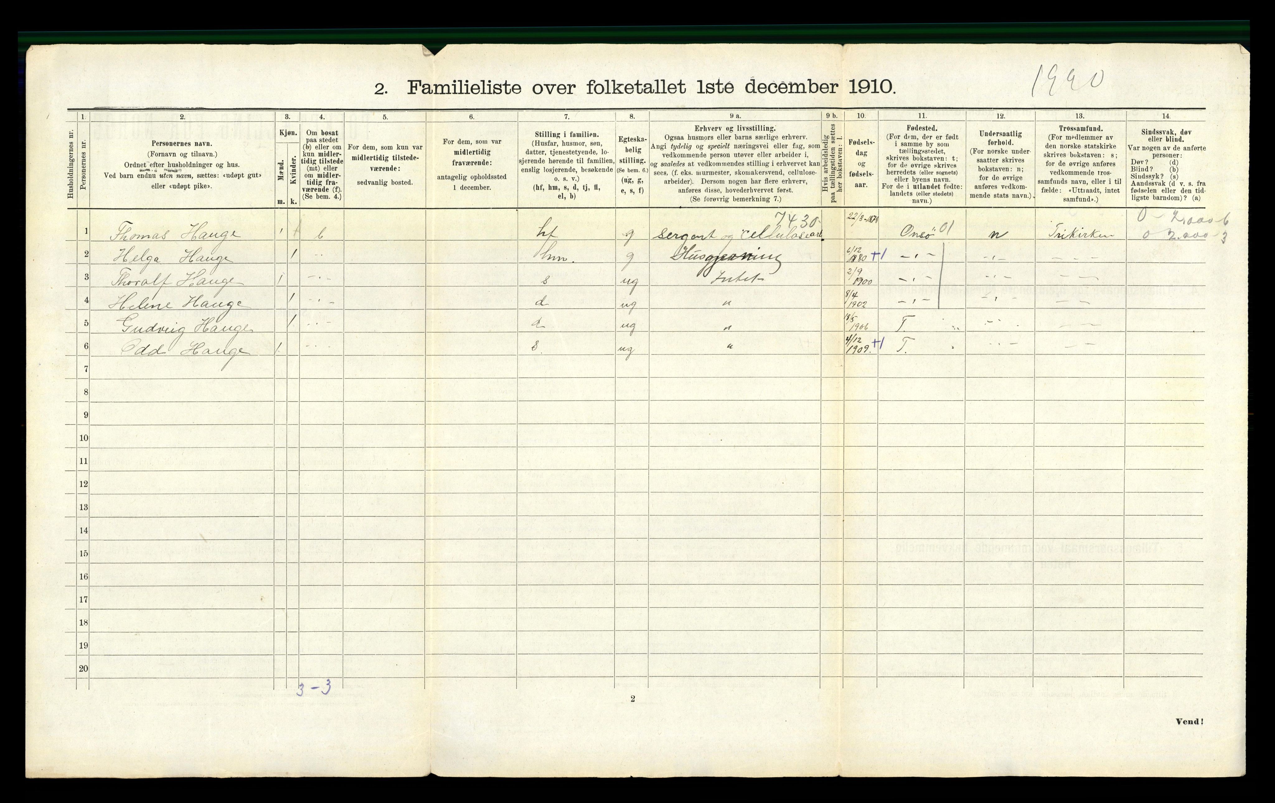 RA, 1910 census for Moss, 1910, p. 1728