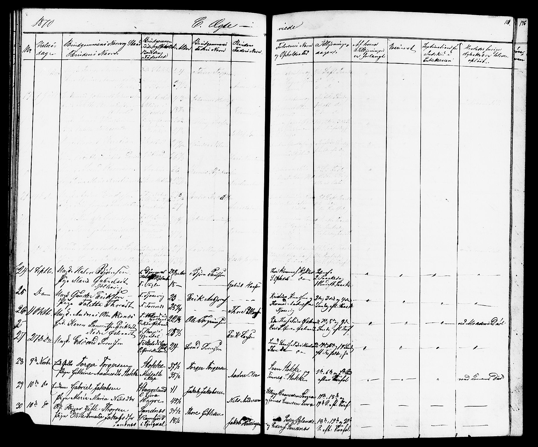 Høyland sokneprestkontor, AV/SAST-A-101799/001/30BB/L0001: Parish register (copy) no. B 1, 1854-1873, p. 171